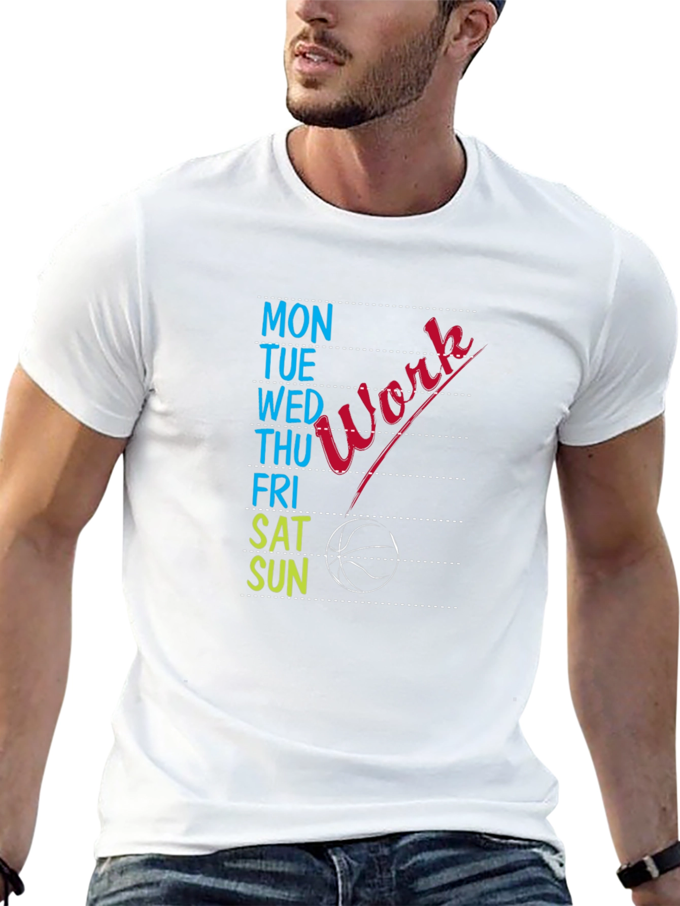 Work Basketball Days T-Shirt