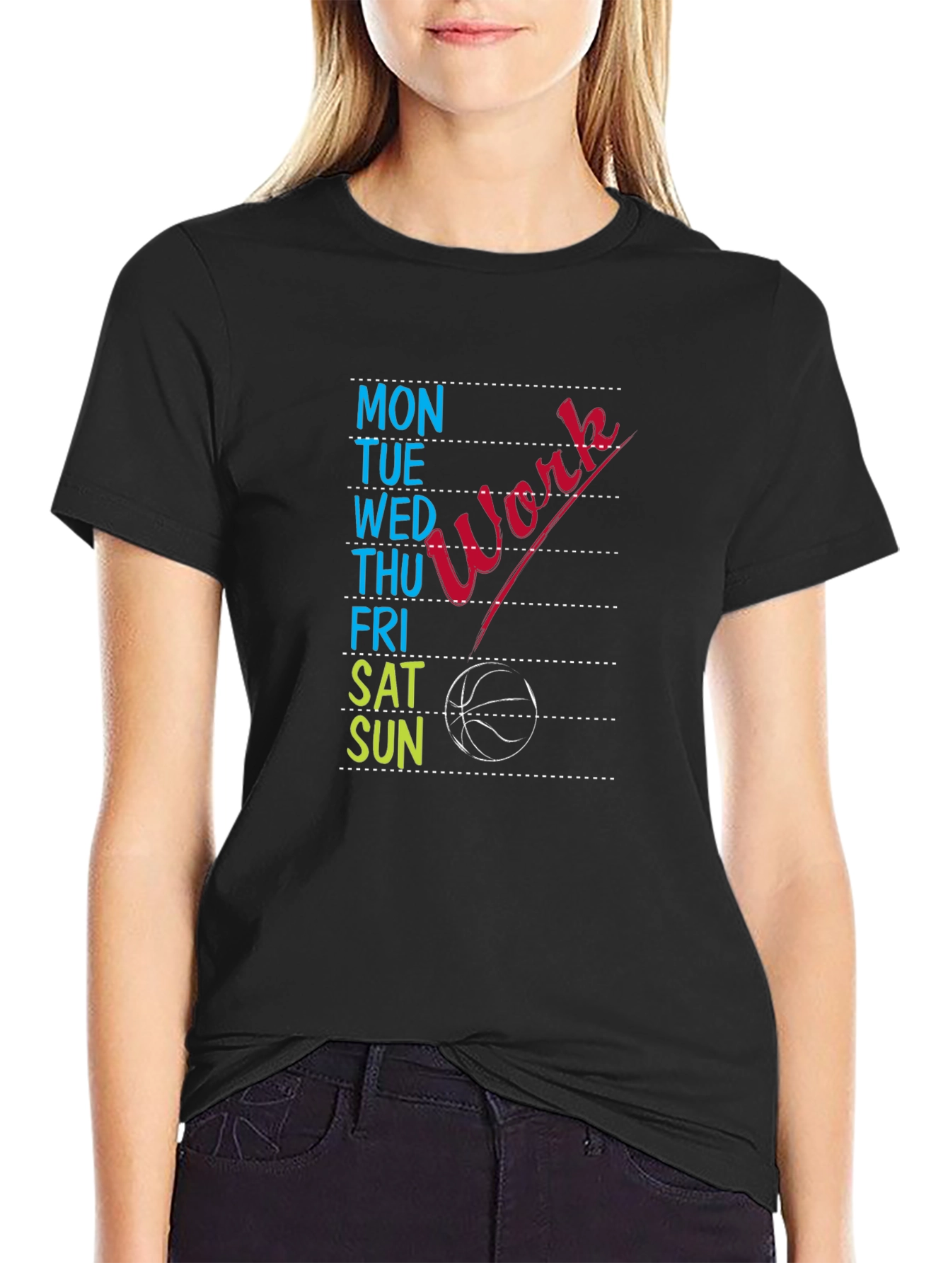 Work Basketball Days T-Shirt