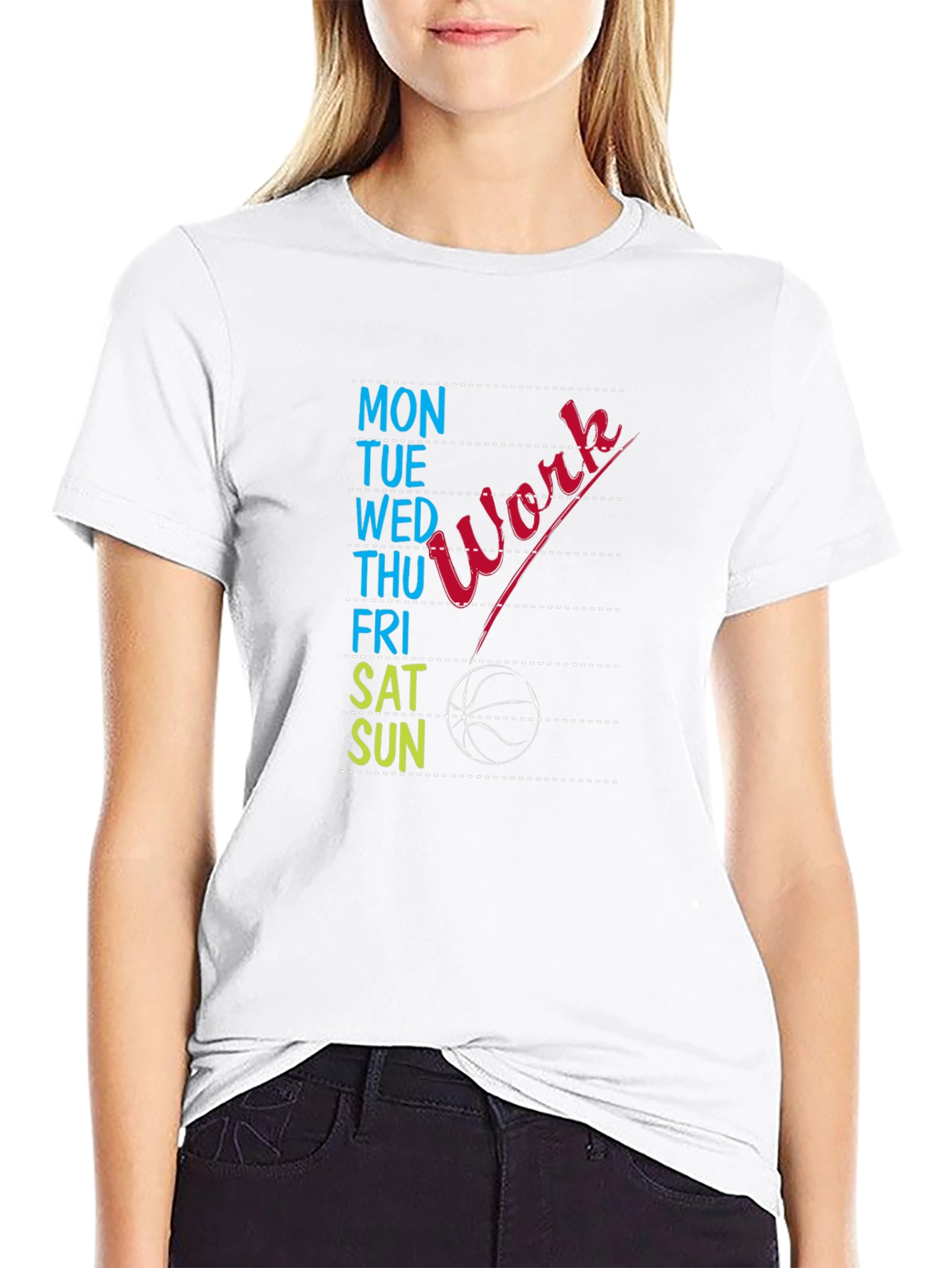 Work Basketball Days T-Shirt