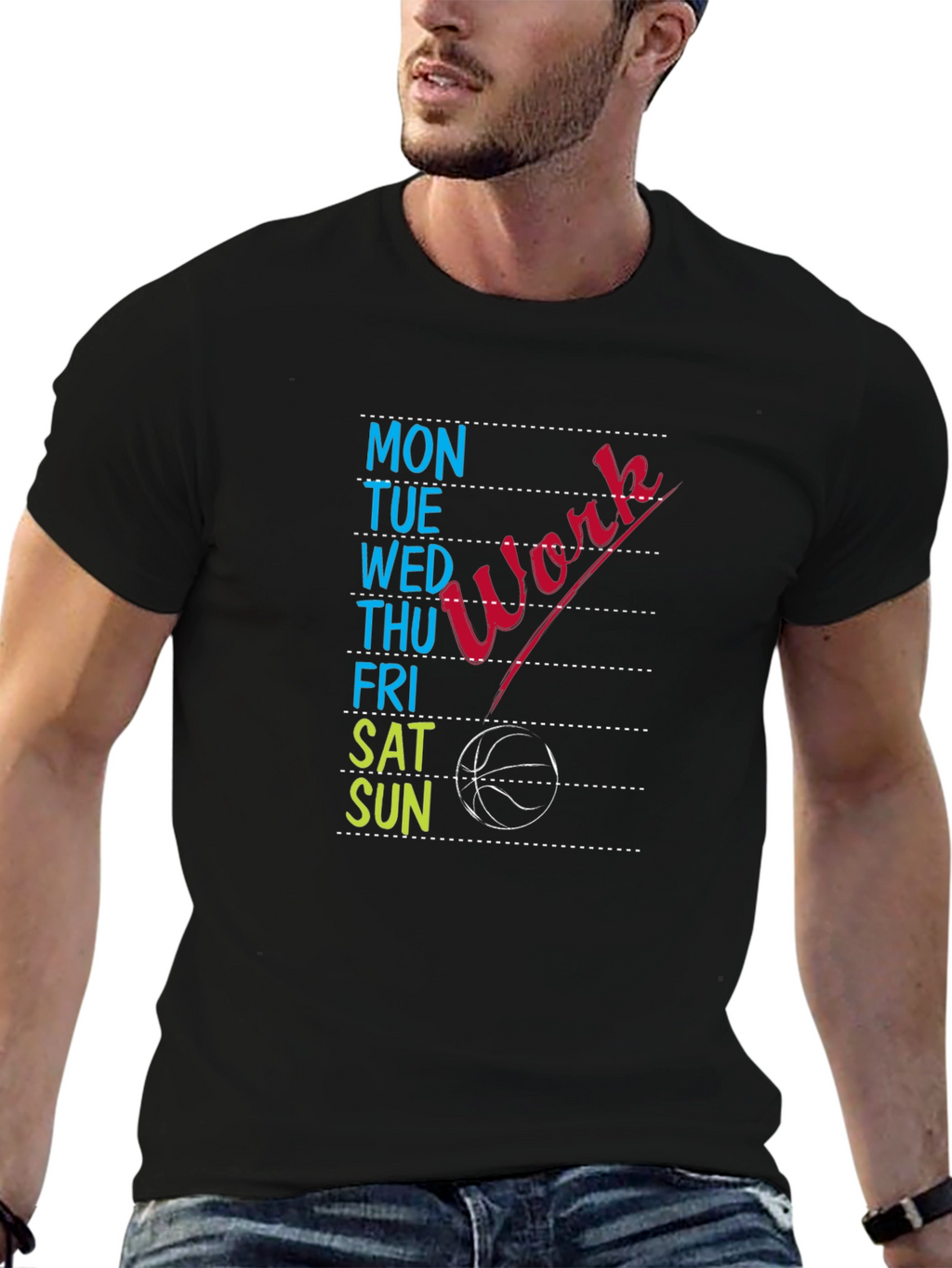 Work Basketball Days T-Shirt