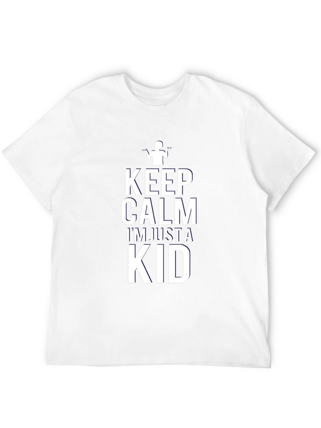 Keep Calm Im Just a Kid Black T-Shirt