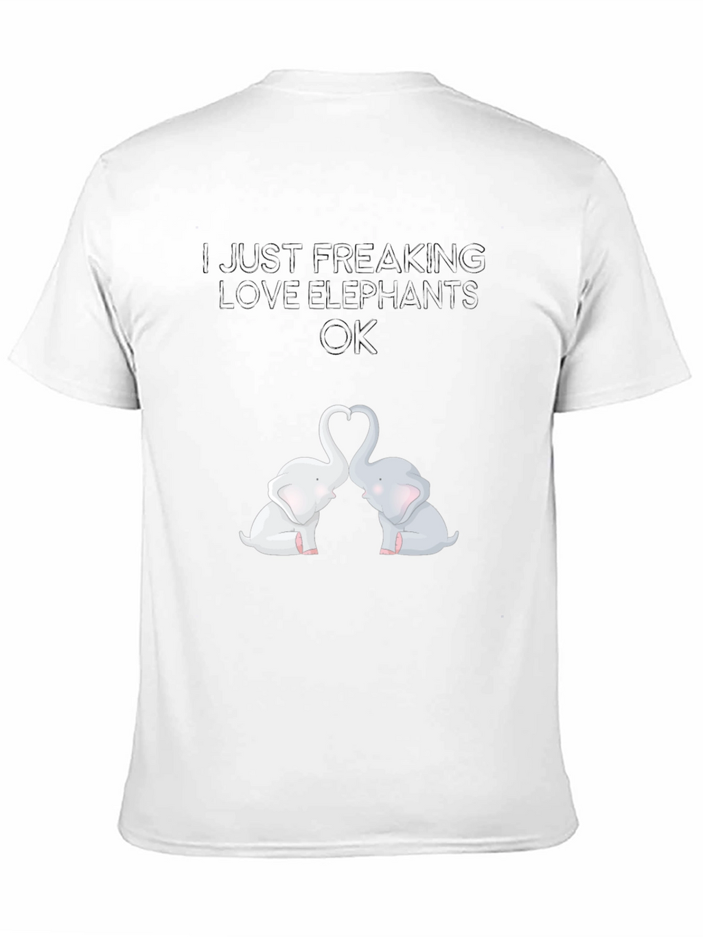 I Love Elephants Graphic Tee