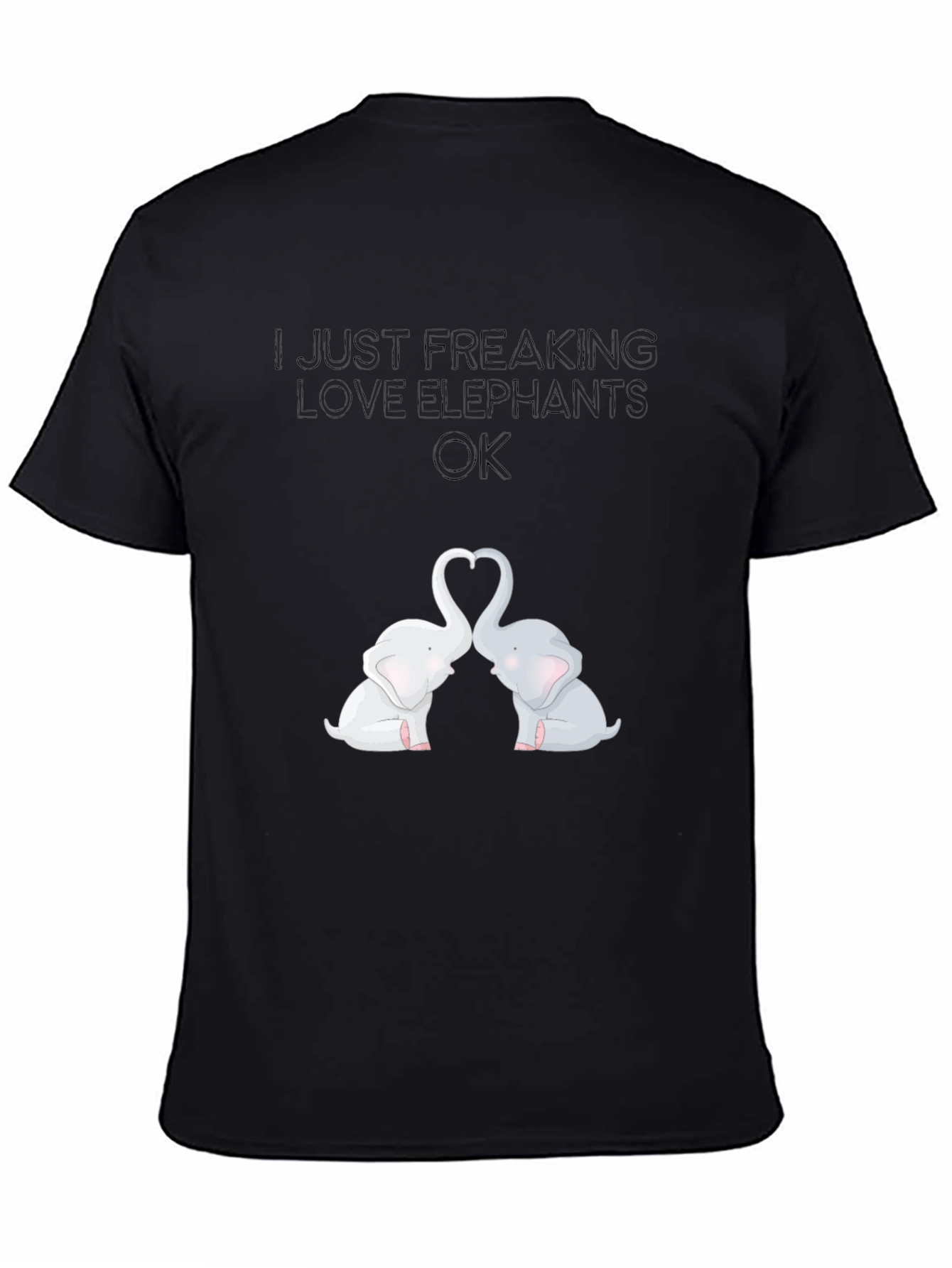 I Love Elephants Graphic Tee