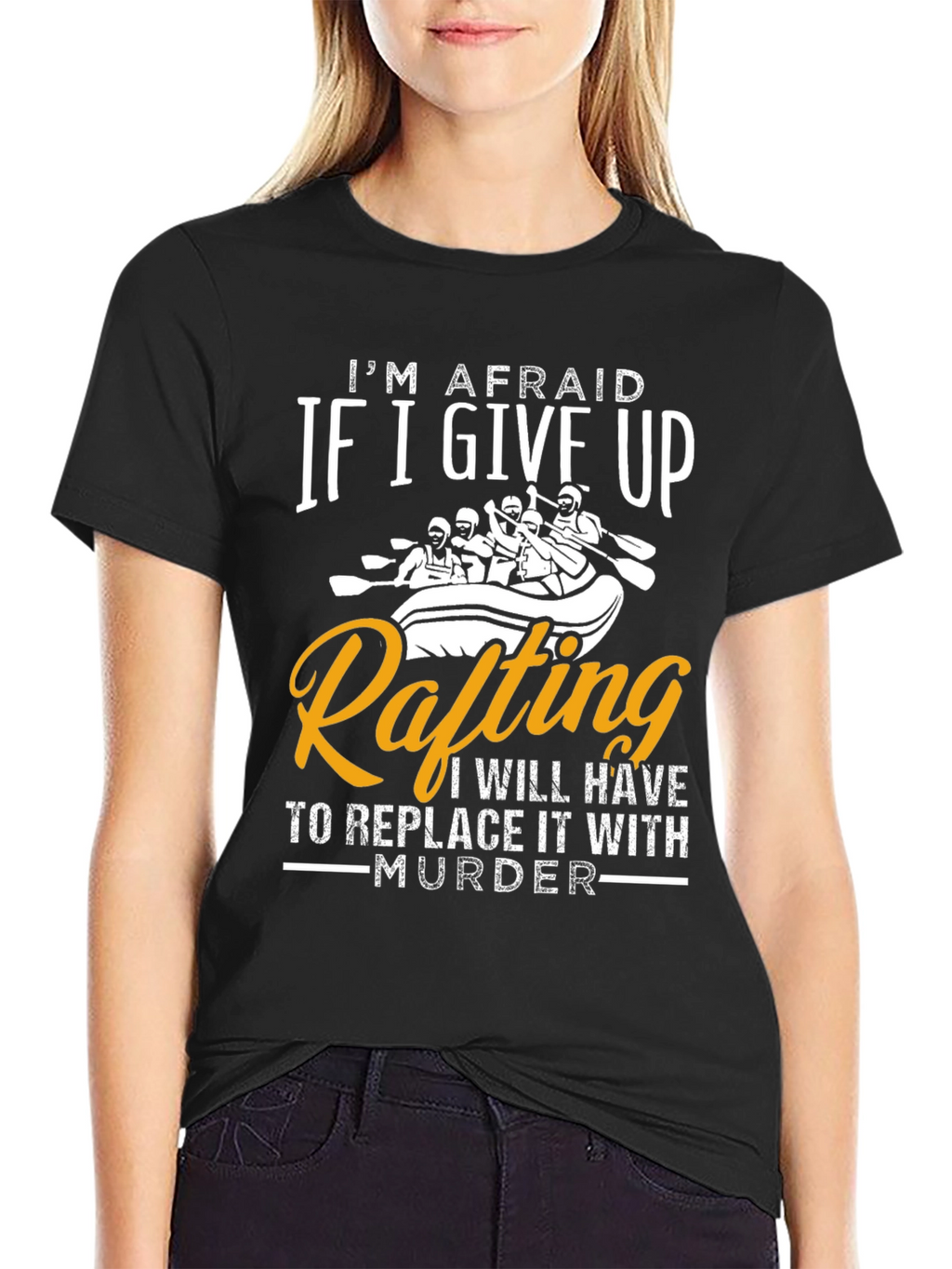 Funny Rafting T-Shirt - Murder Alternative