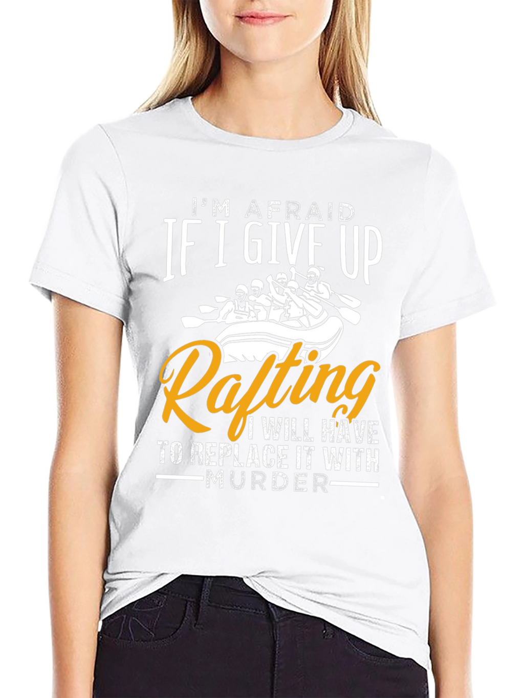 Funny Rafting T-Shirt - Murder Alternative