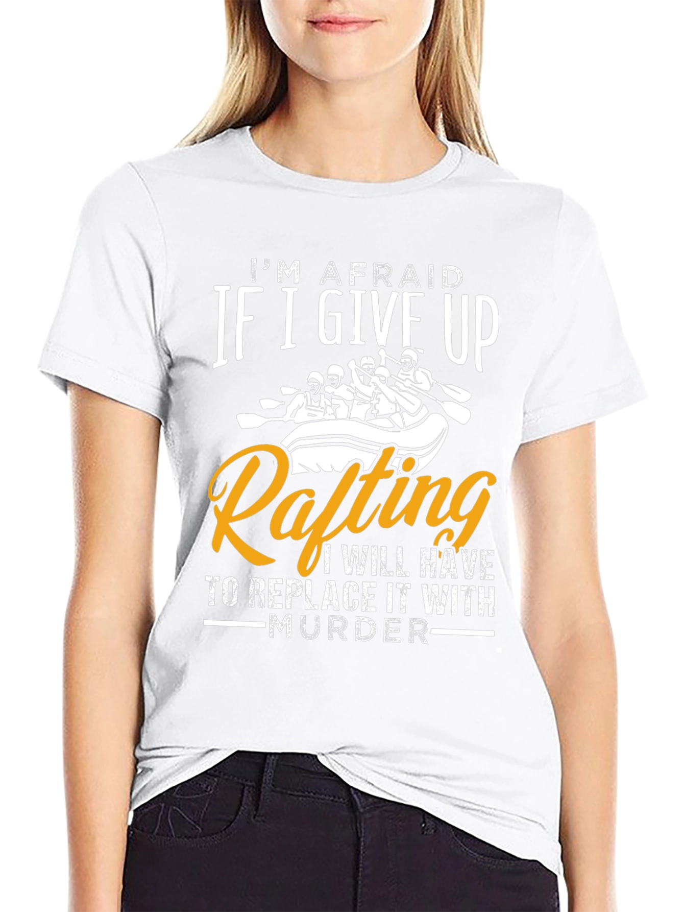 Funny Rafting T-Shirt - Murder Alternative