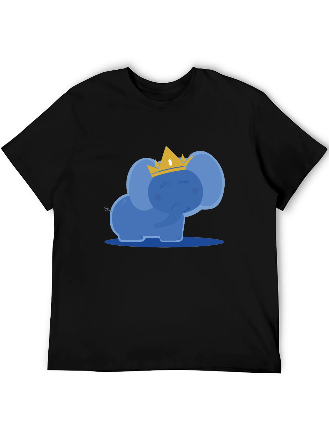 Cute Elephant Crown T-Shirt