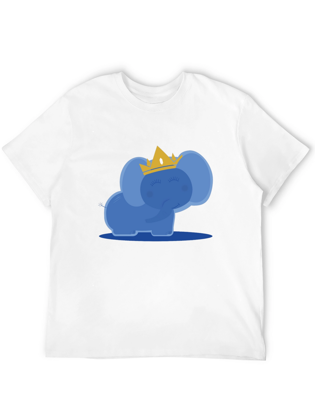 Cute Elephant Crown T-Shirt