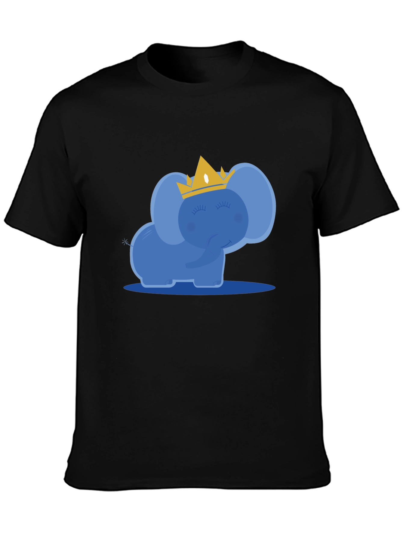 Cute Elephant Crown T-Shirt