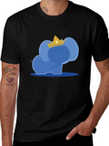 Cute Elephant Crown T-Shirt