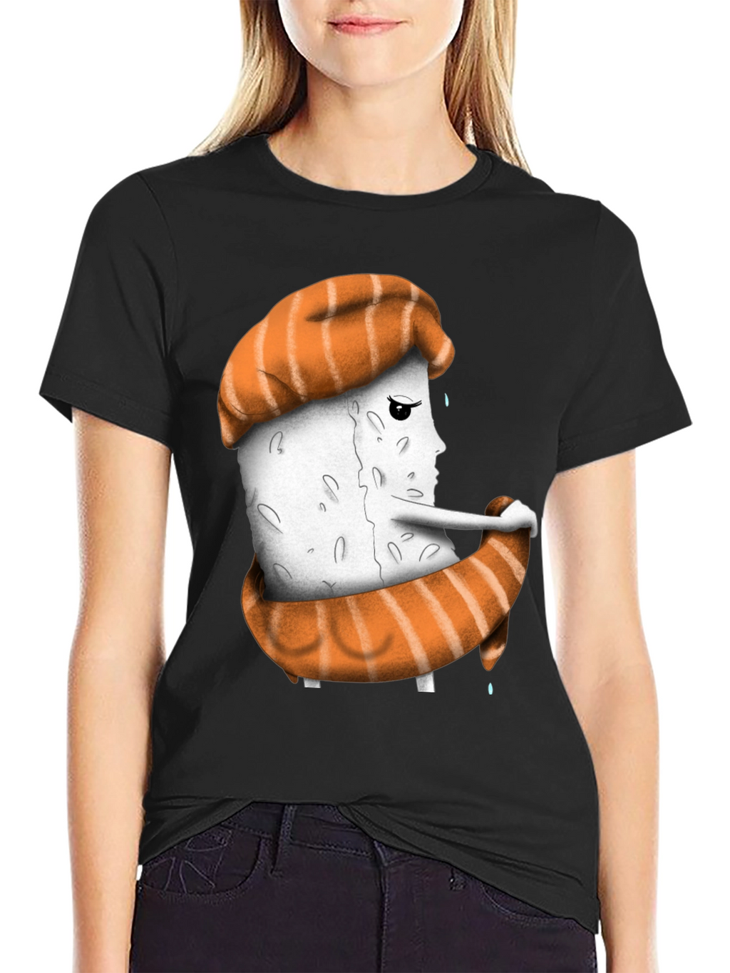 Sushi Sadness T-Shirt - Unique Graphic Tee