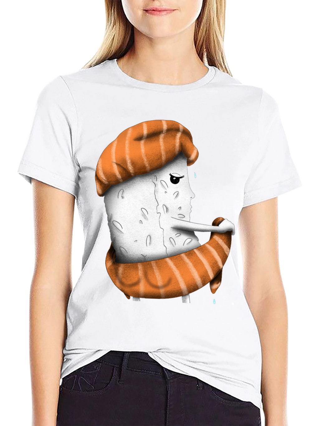 Sushi Sadness T-Shirt - Unique Graphic Tee