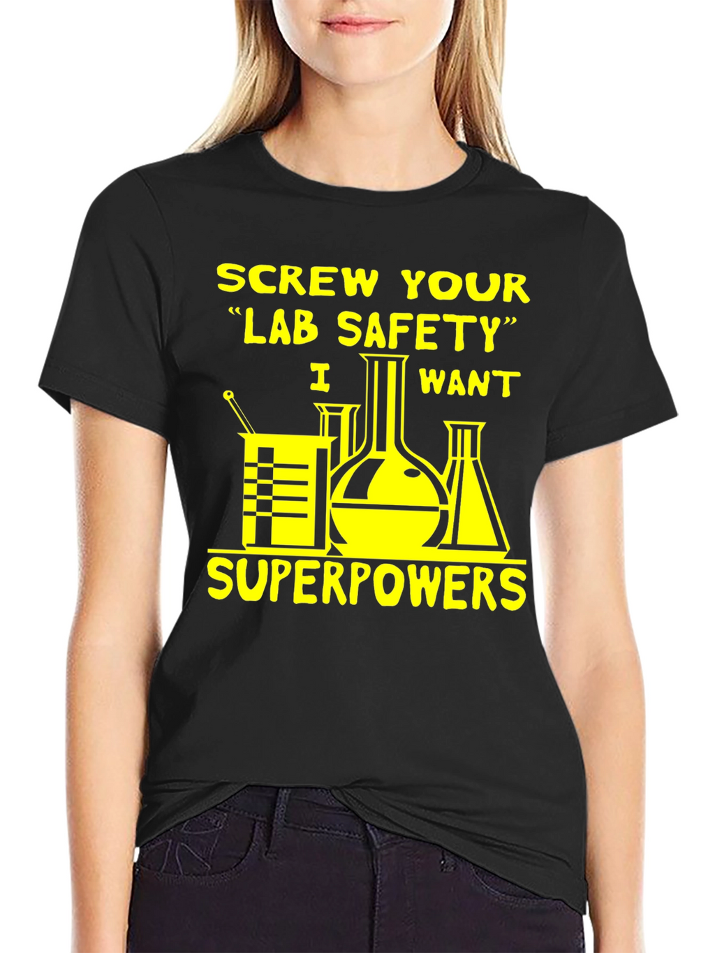 Lab Safety Superpowers Graphic T-Shirt