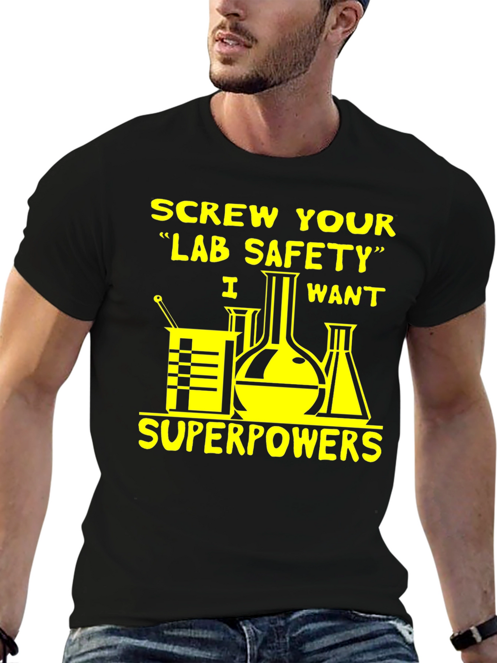 Lab Safety Superpowers Graphic T-Shirt