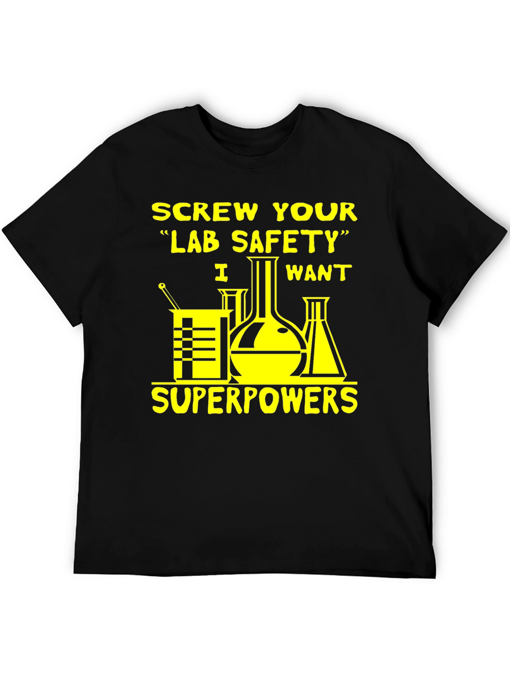 Lab Safety Superpowers Graphic T-Shirt
