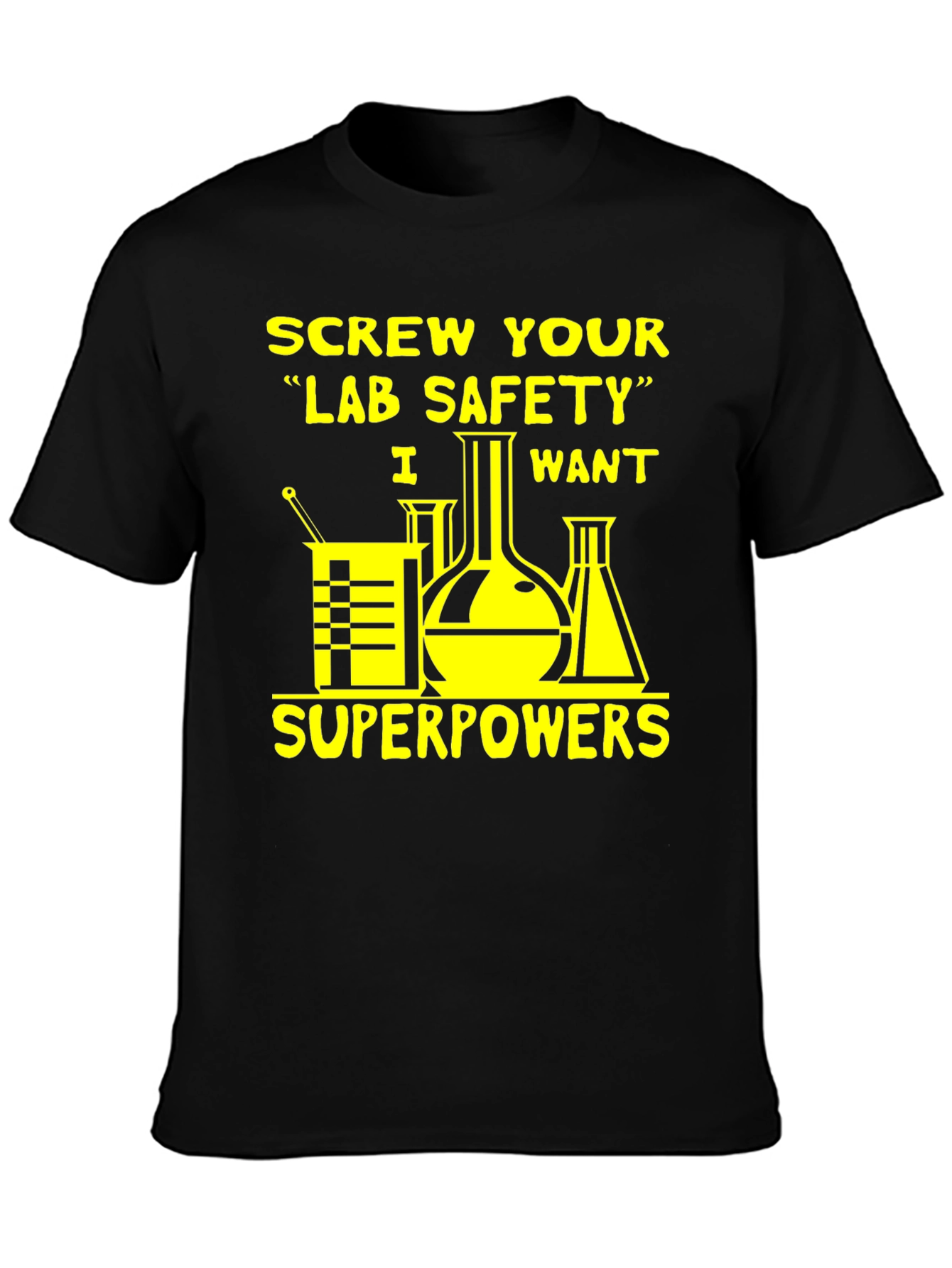 Lab Safety Superpowers Graphic T-Shirt
