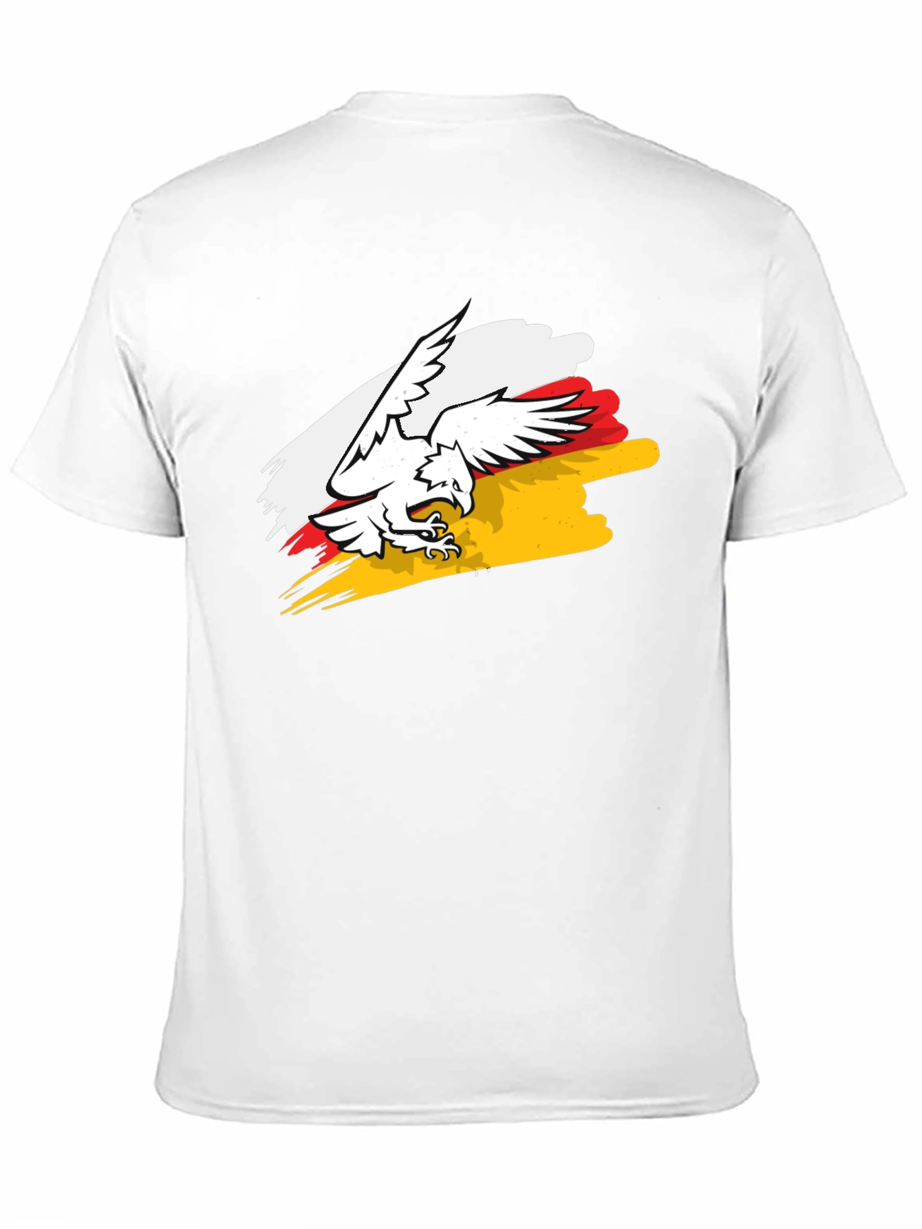 Eagle Crest Graphic Tee - Black Cotton T-Shirt