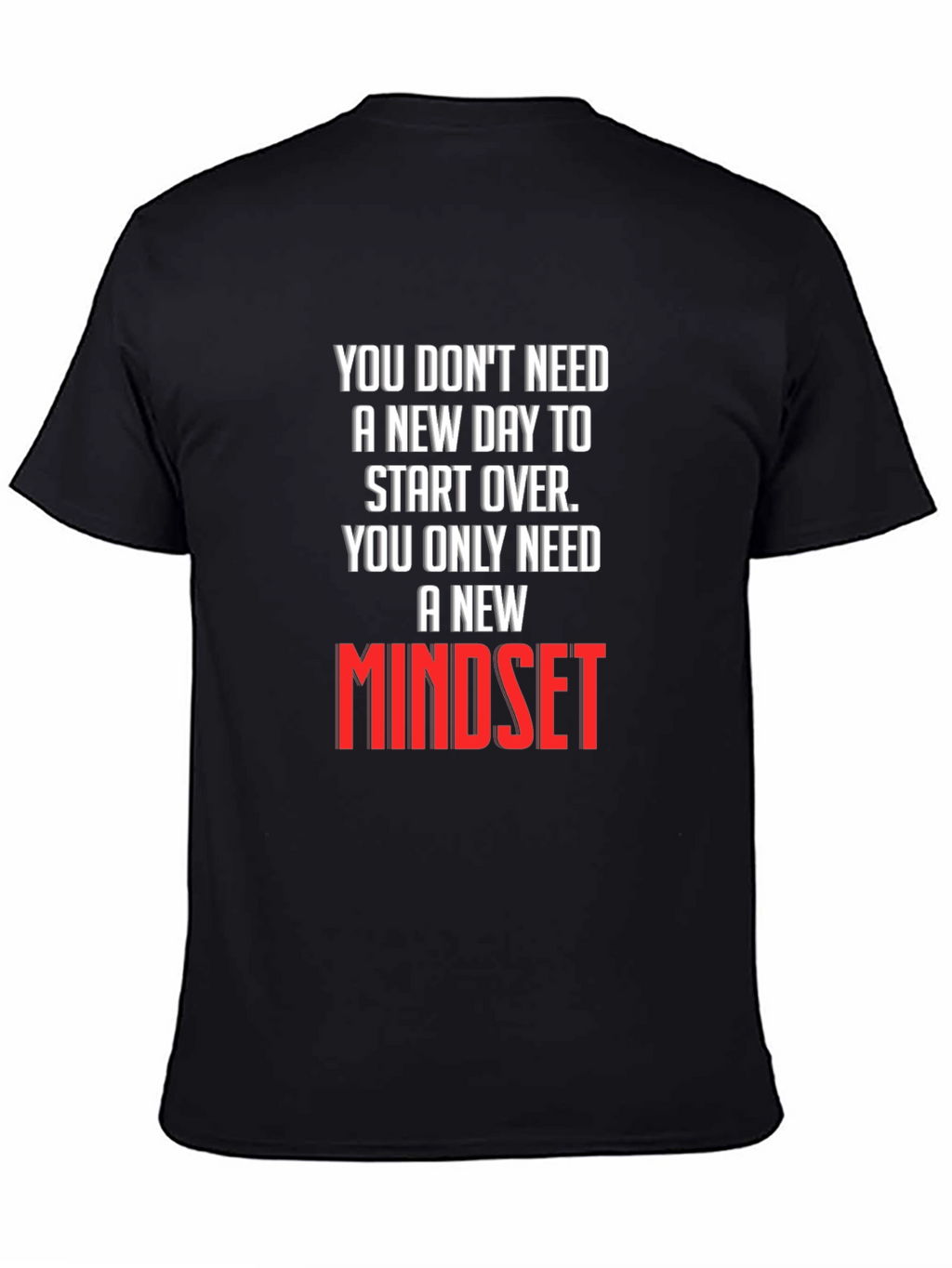 New Mindset Graphic Tee - Inspirational T-Shirt