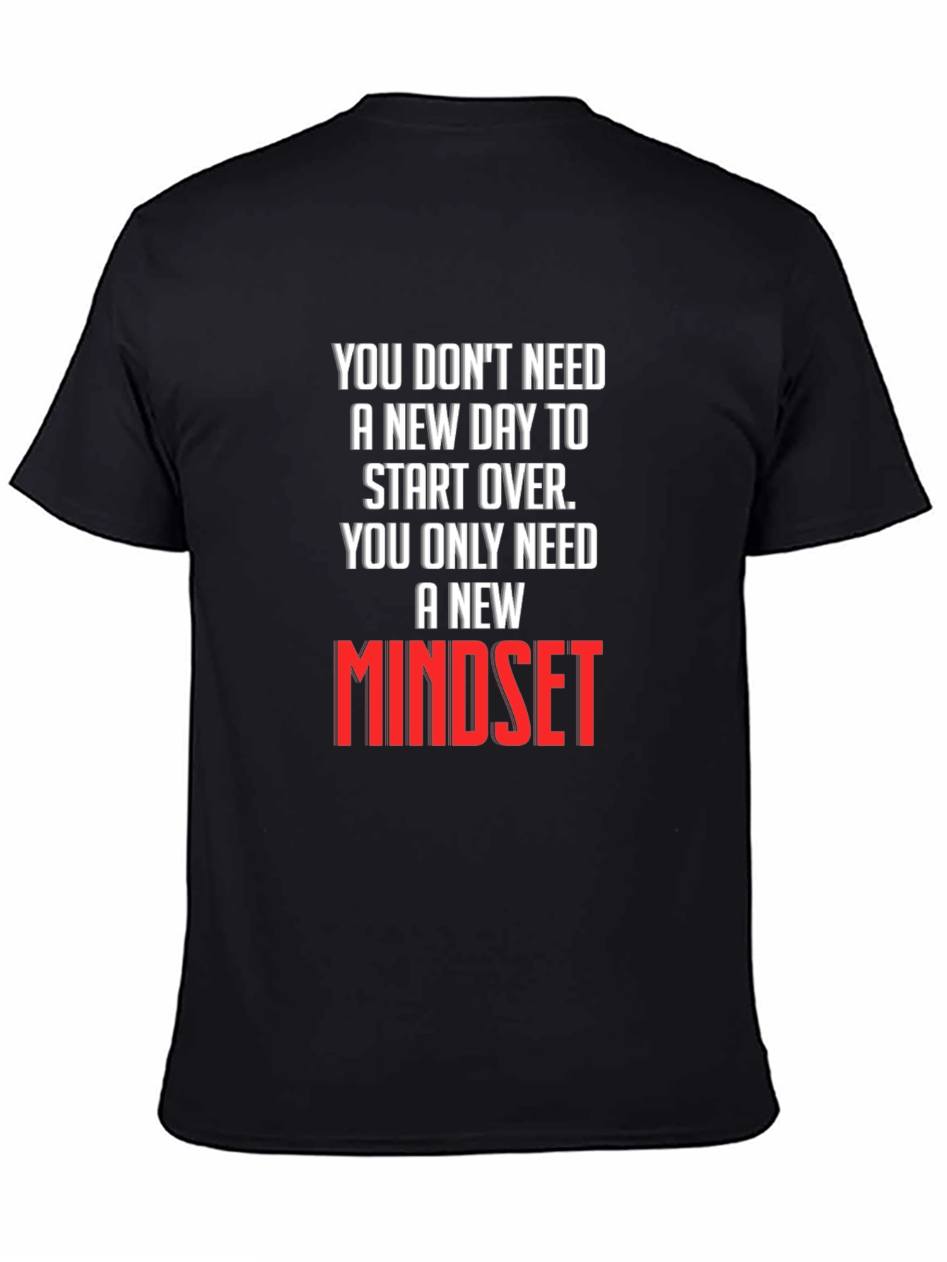 New Mindset Graphic Tee - Inspirational T-Shirt