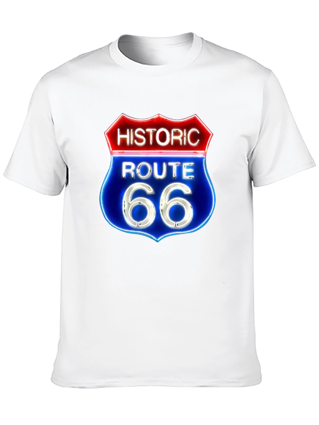 Historic Route 66 Graphic Tee - Black