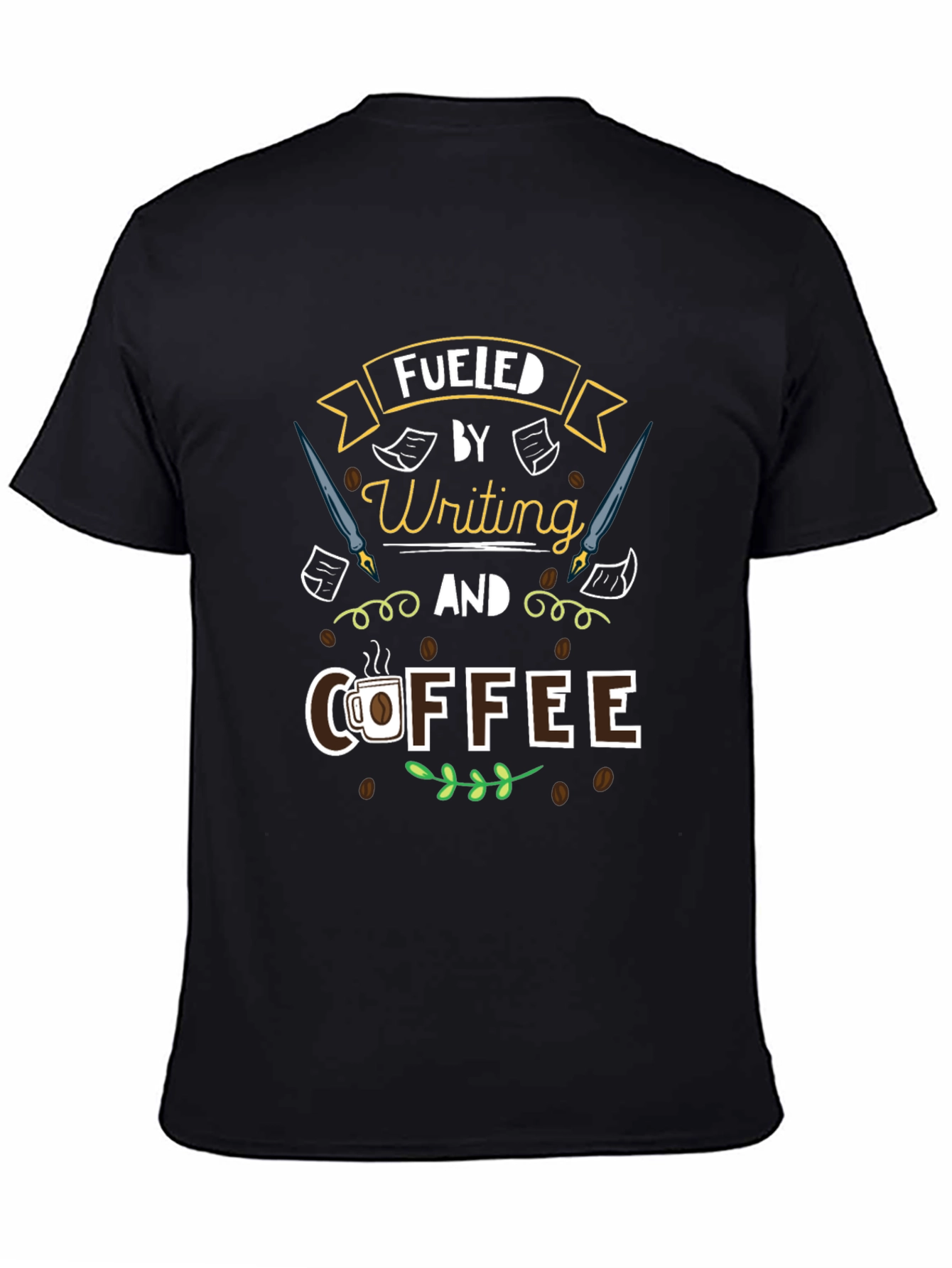 Fueled by Writing and Coffee T-Shirt