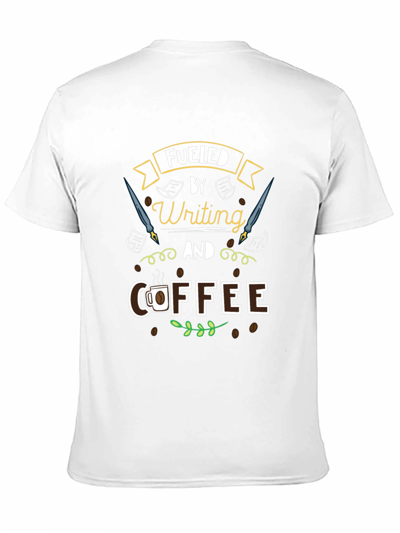 Fueled by Writing and Coffee T-Shirt
