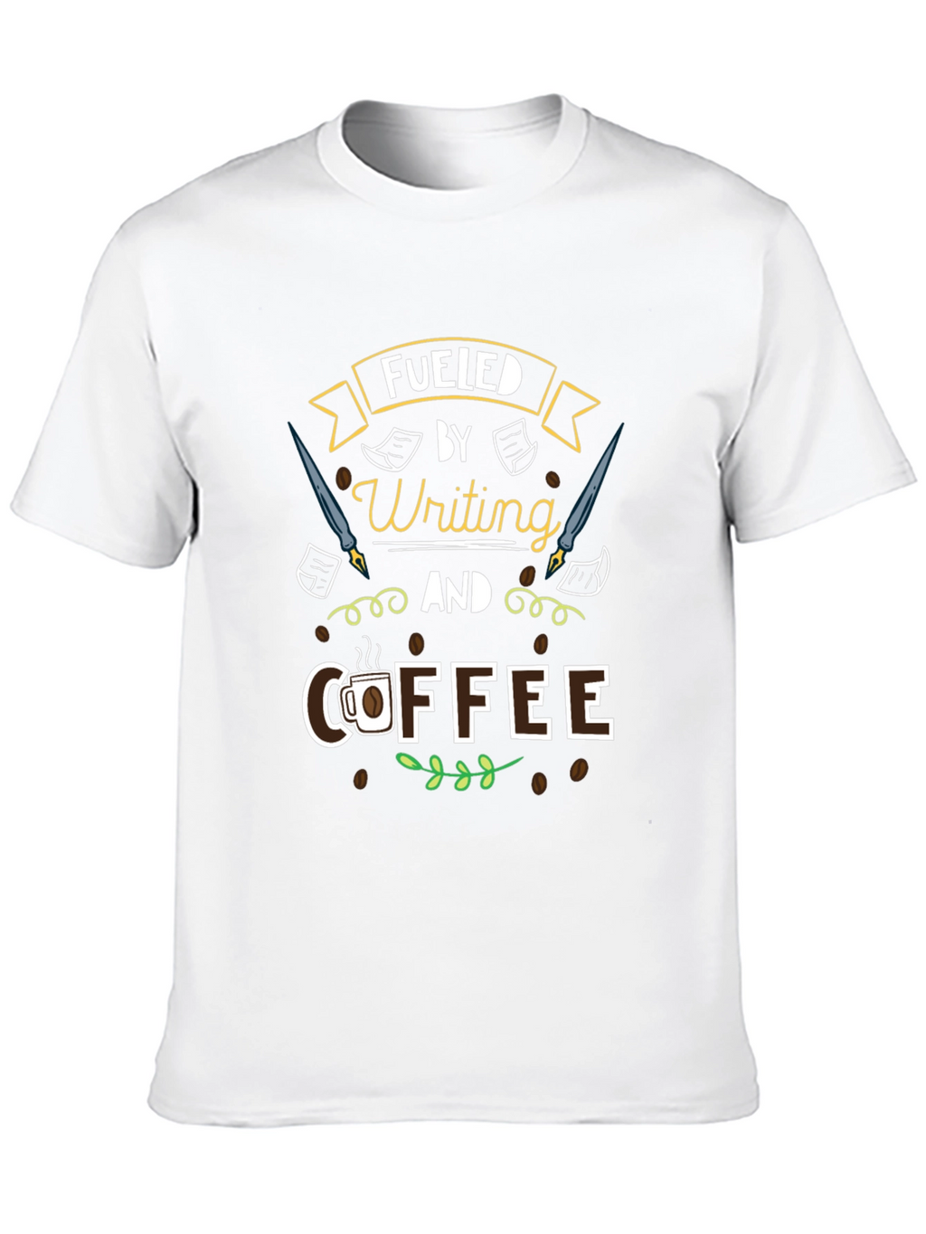 Fueled by Writing and Coffee T-Shirt