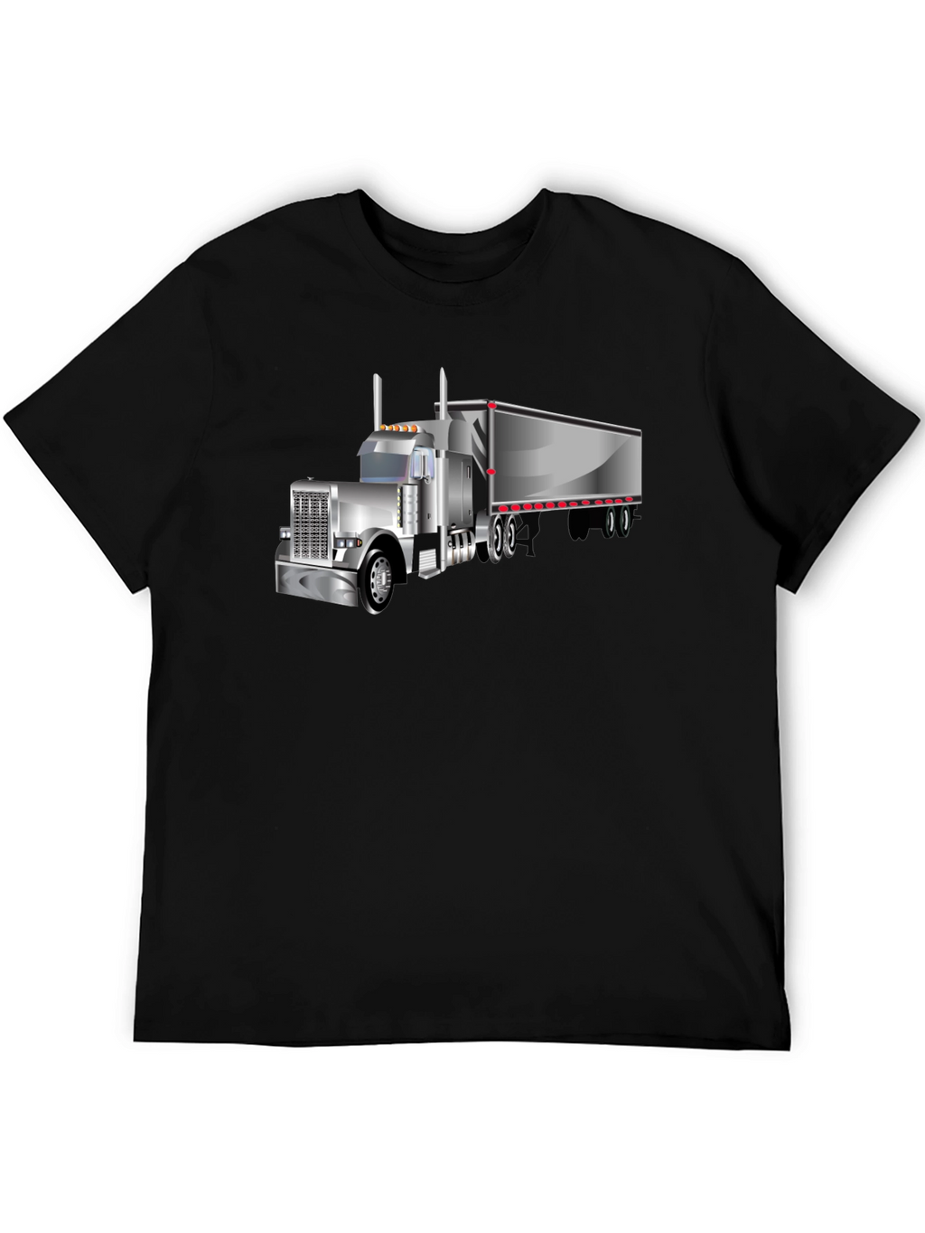 Truck Graphic T-Shirt - Black - Mens