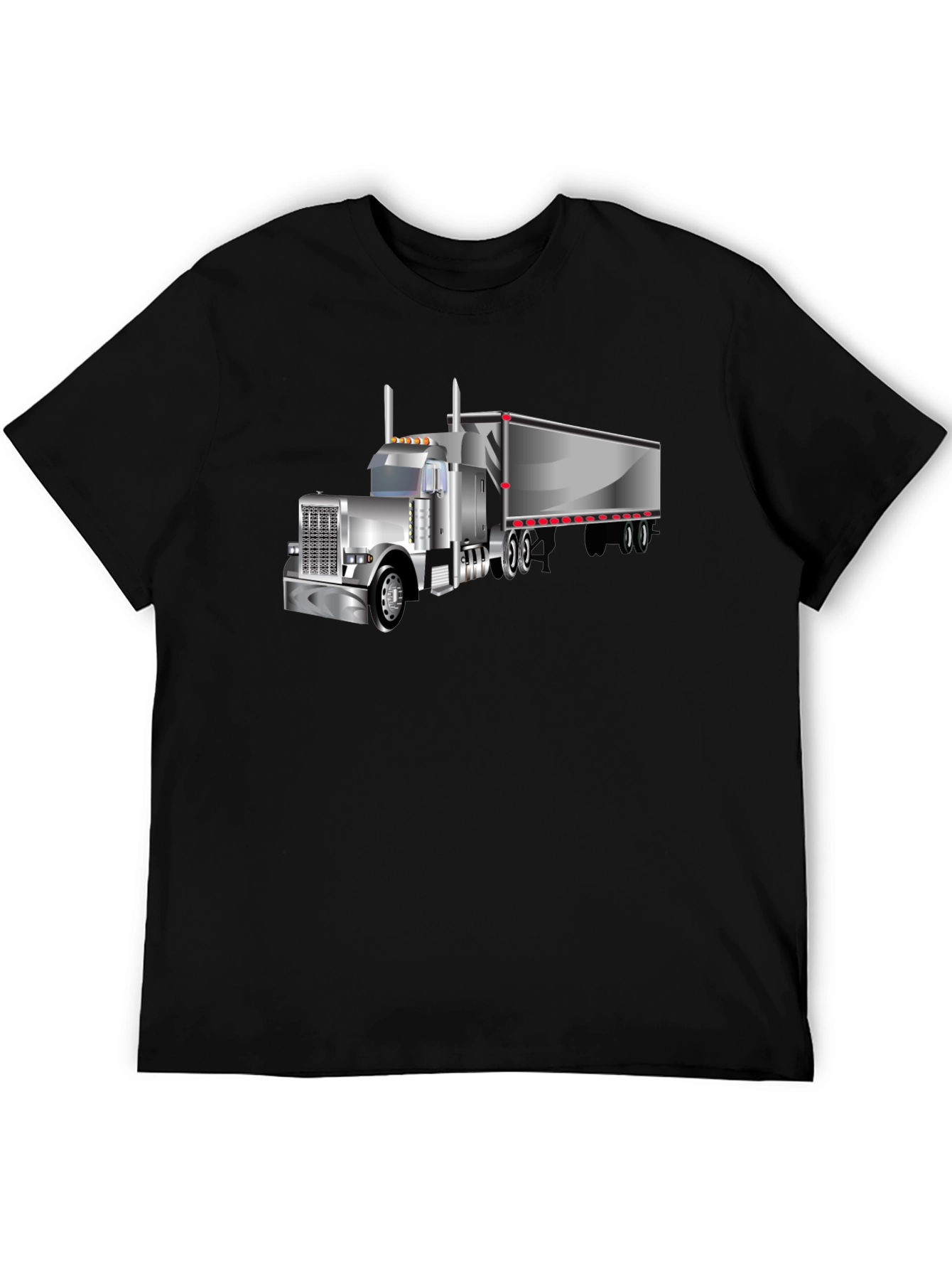 Truck Graphic T-Shirt - Black - Mens