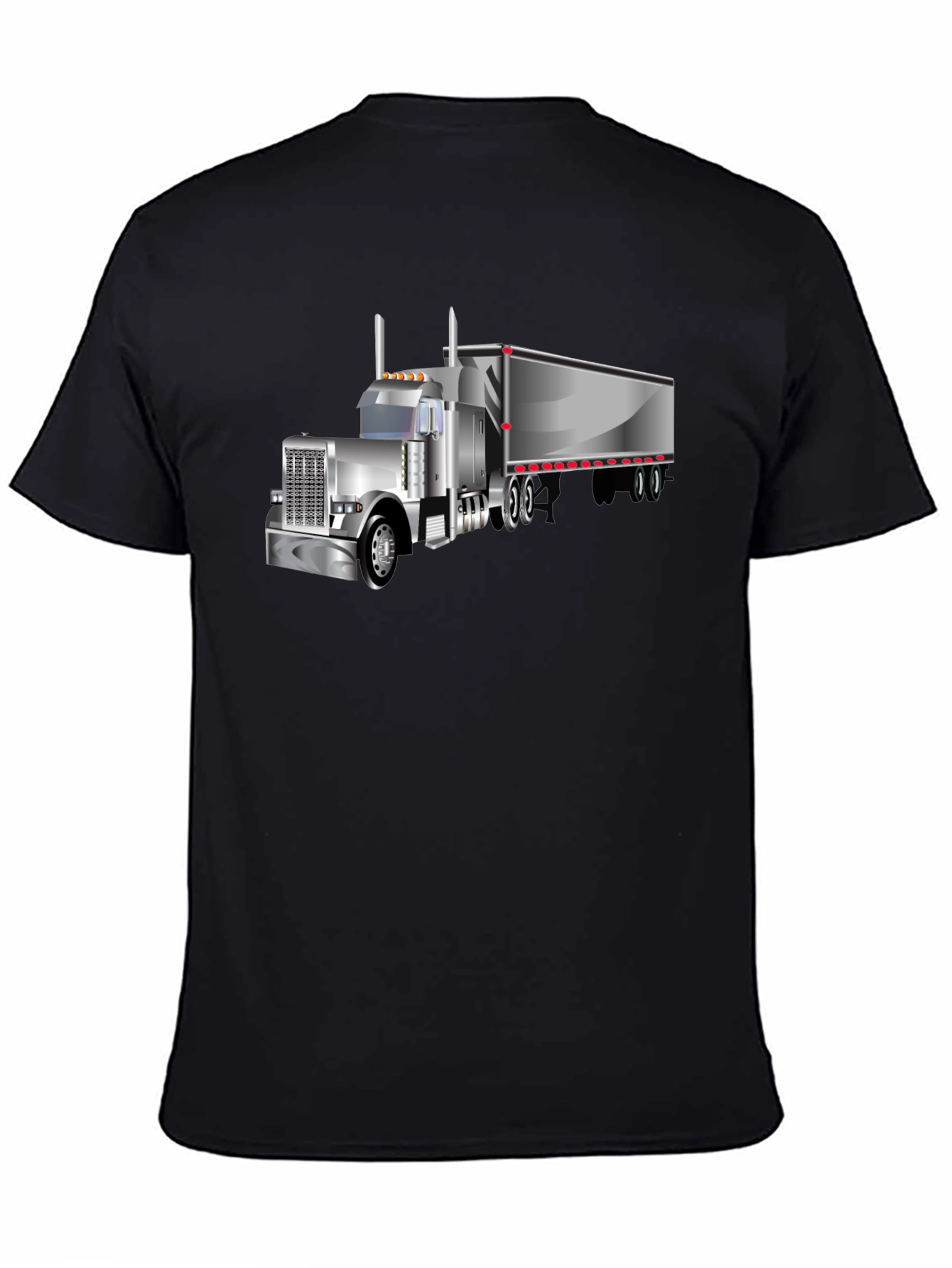 Truck Graphic T-Shirt - Black - Mens