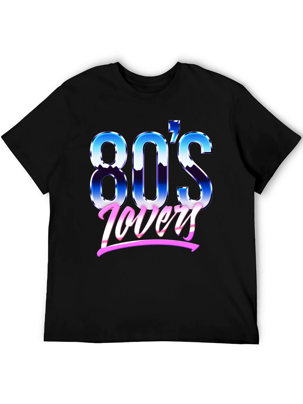 Retro 80s Lovers Graphic T-Shirt