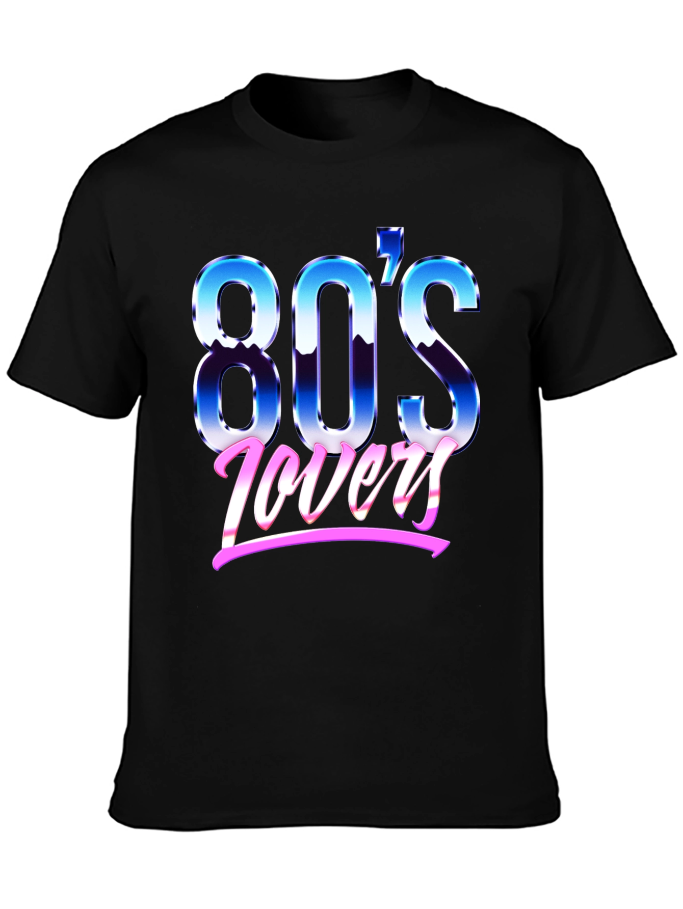 Retro 80s Lovers Graphic T-Shirt