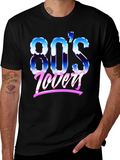 Retro 80s Lovers Graphic T-Shirt