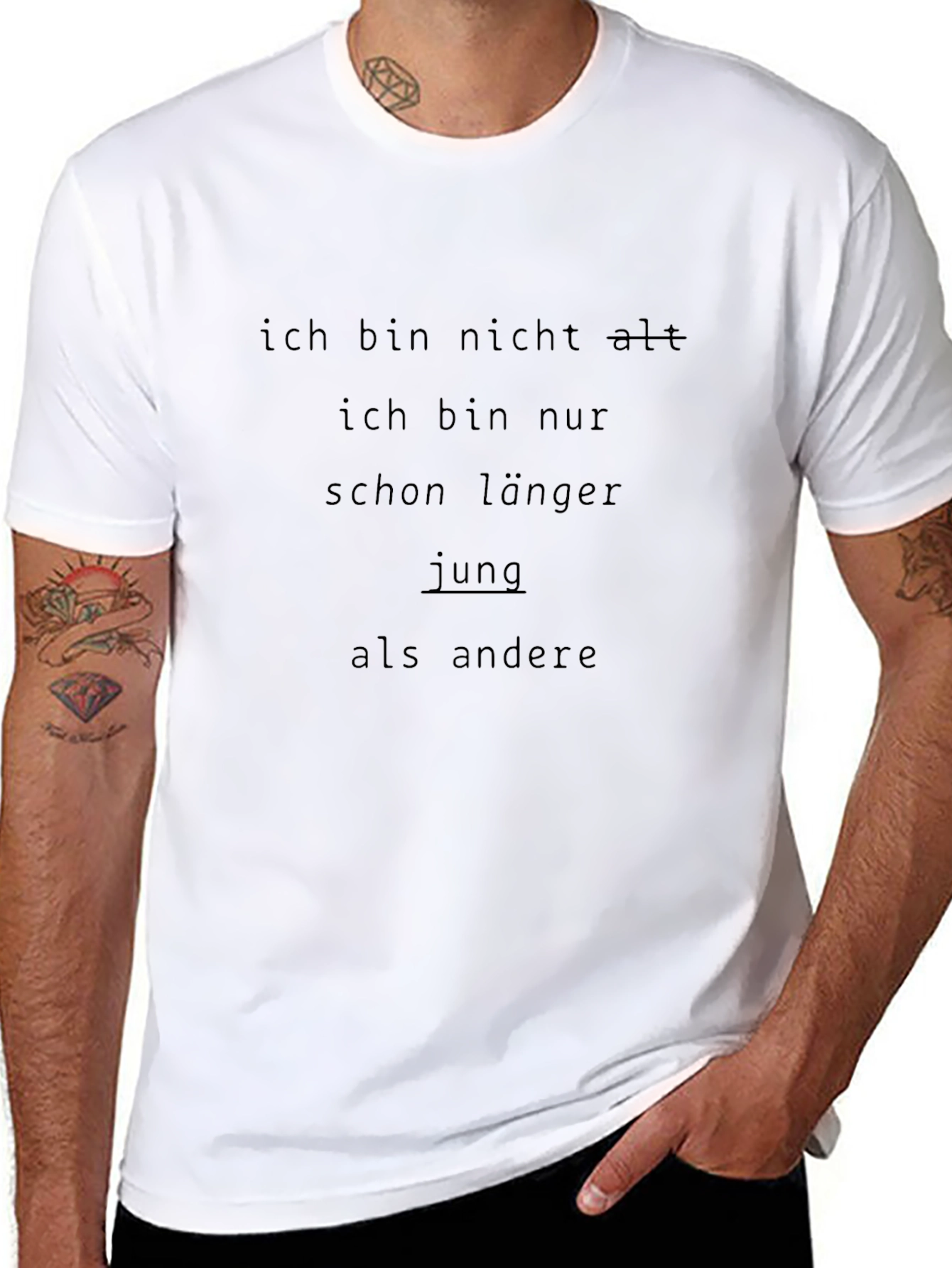 Funny German T-Shirt - Ich bin nicht alt