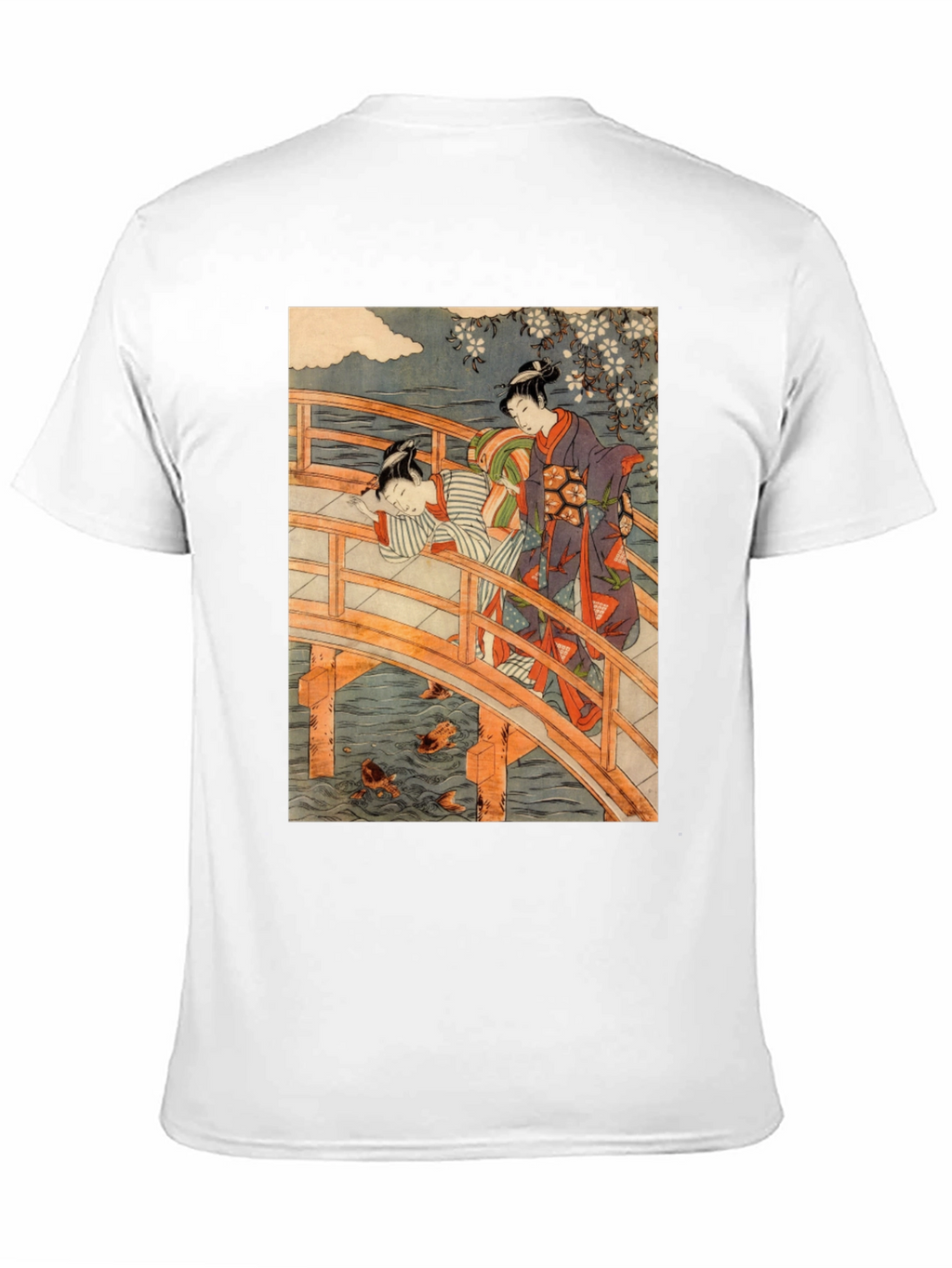Ukiyo-e Bridge T-Shirt - Japanese Art Tee