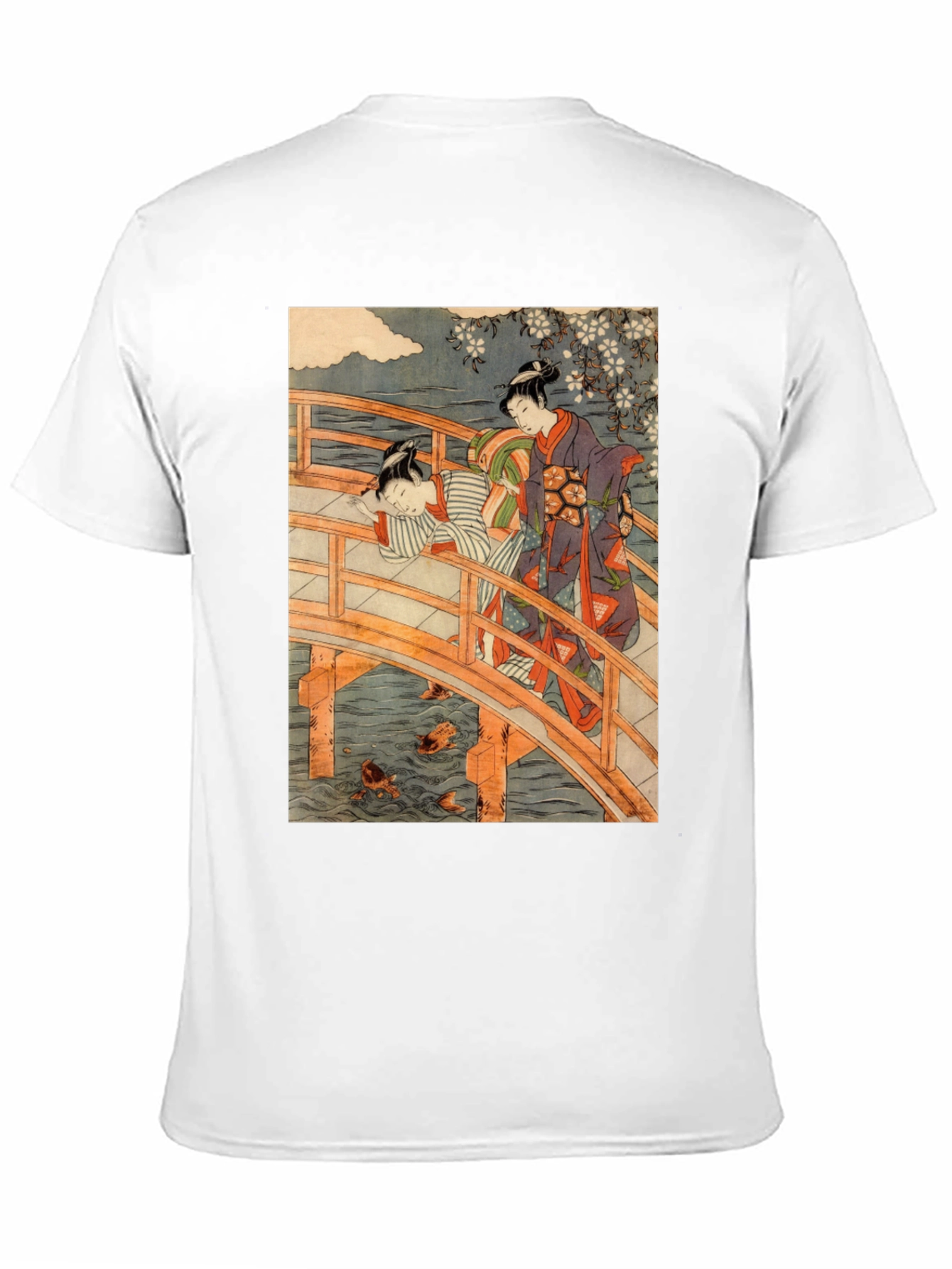 Ukiyo-e Bridge T-Shirt - Japanese Art Tee