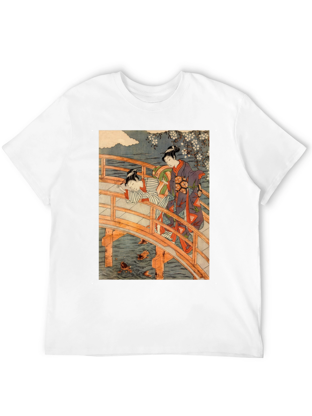 Ukiyo-e Bridge T-Shirt - Japanese Art Tee