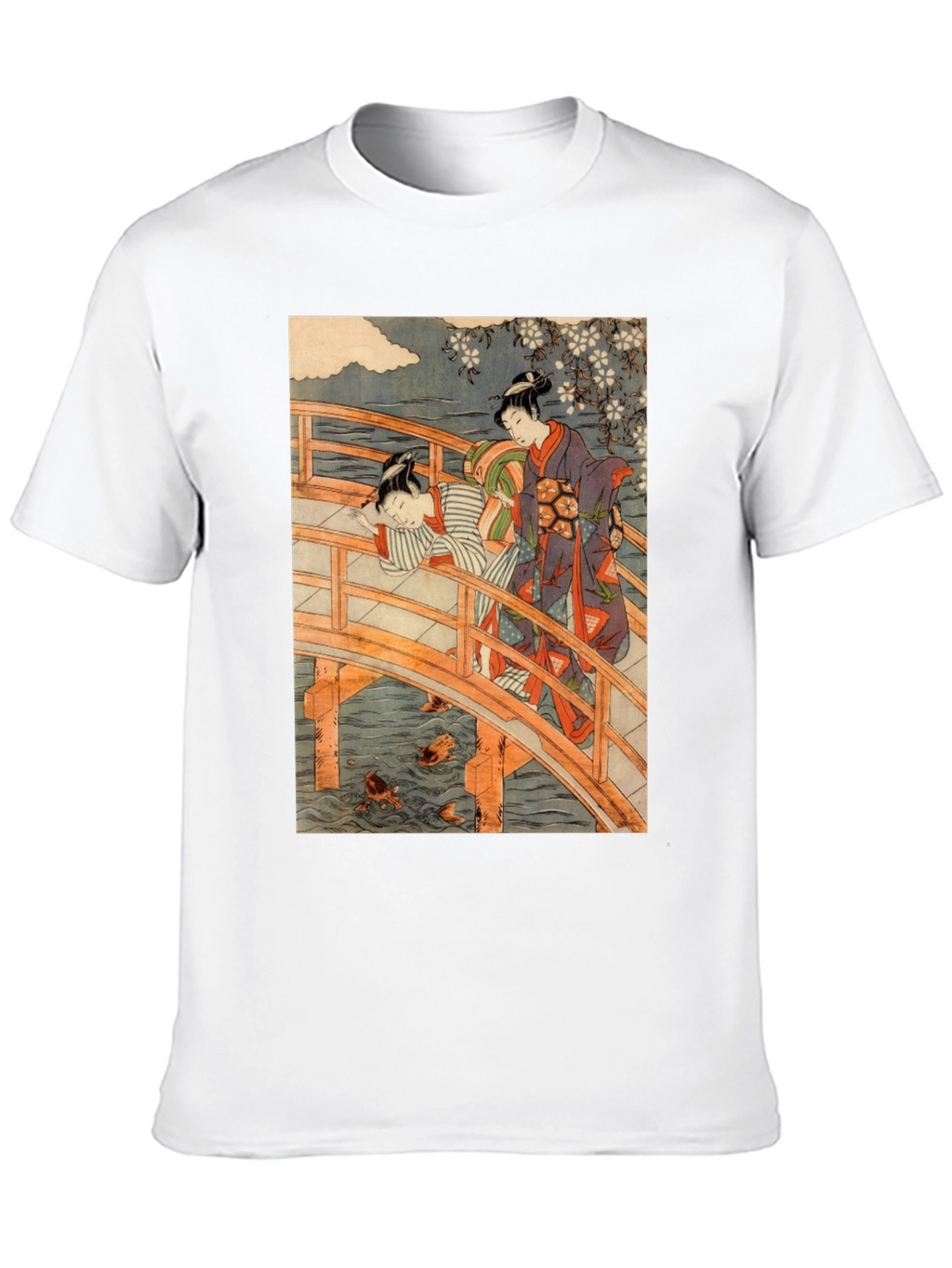 Ukiyo-e Bridge T-Shirt - Japanese Art Tee