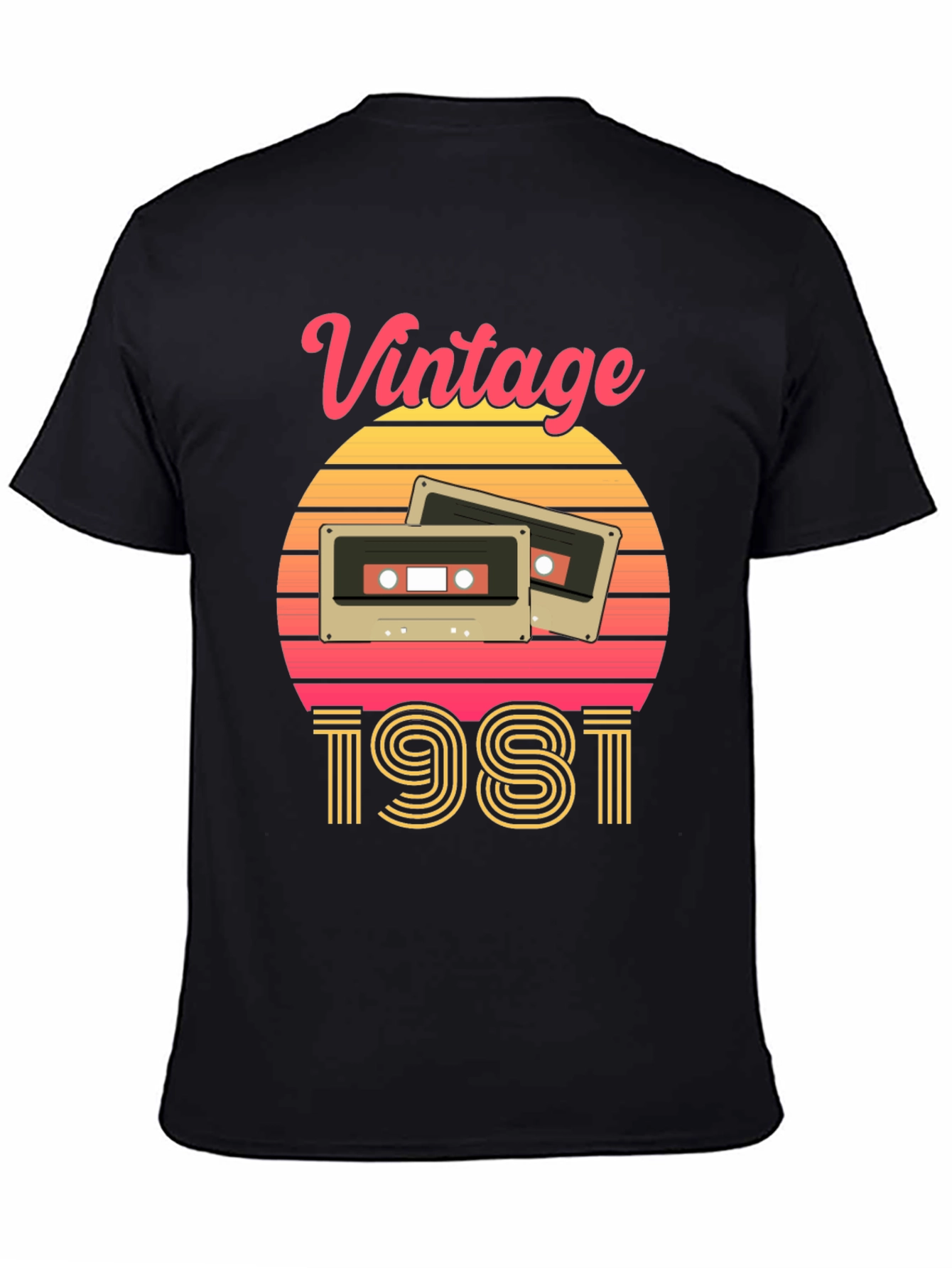 Vintage 1981 Cassette Tape Graphic Tee