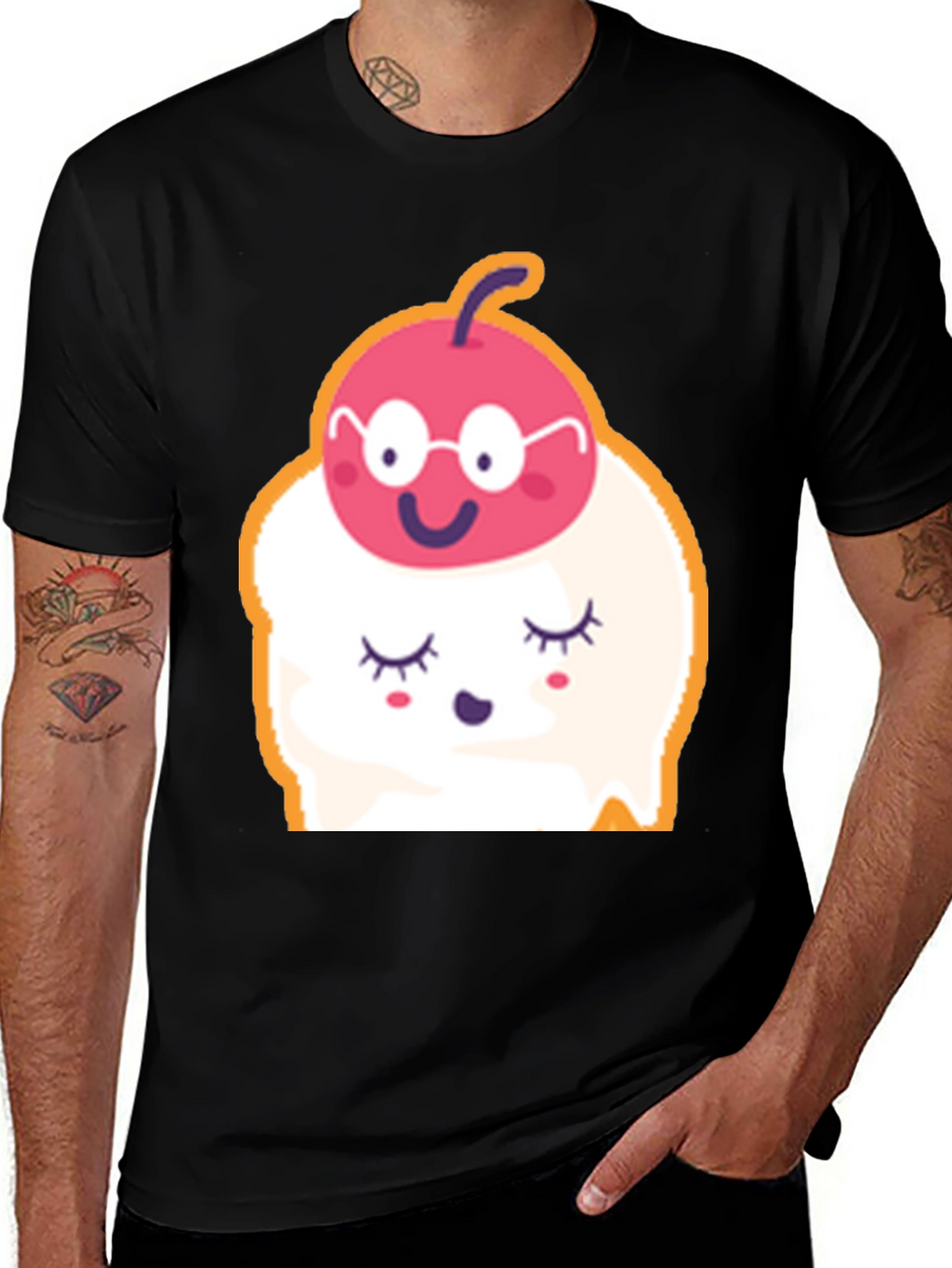 Cartoon Cupcake T-Shirt