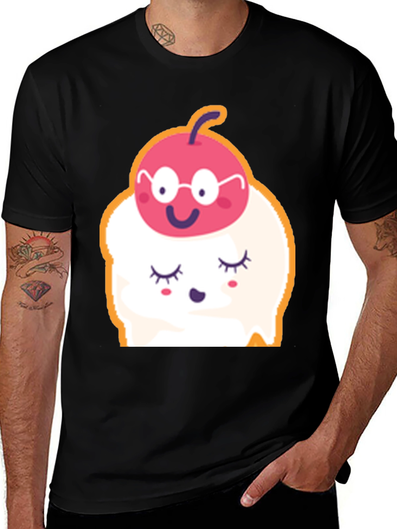 Cartoon Cupcake T-Shirt