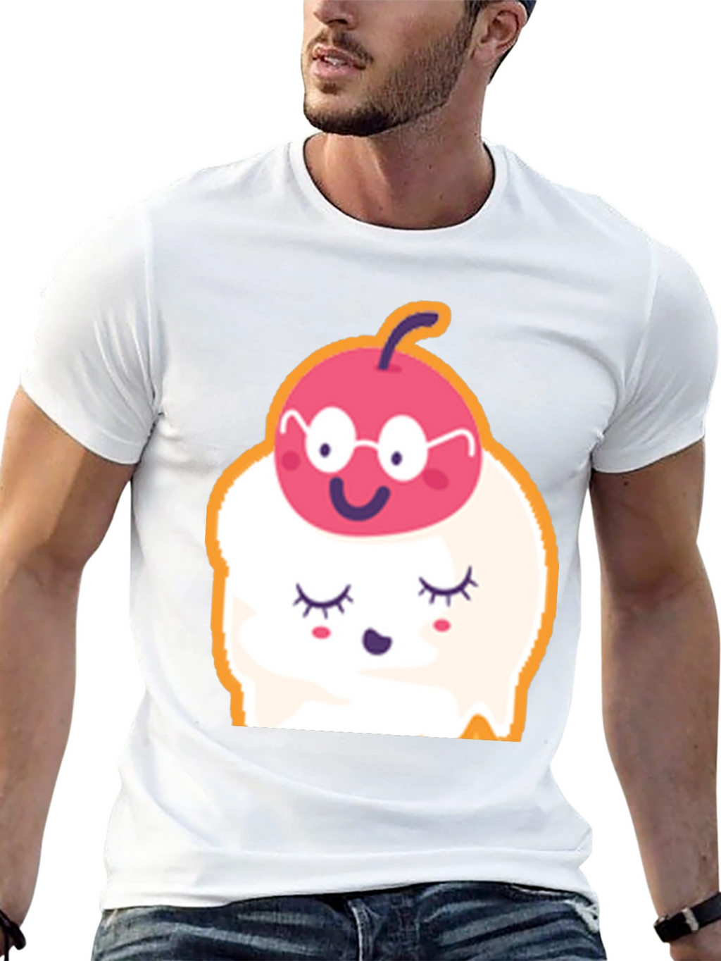 Cartoon Cupcake T-Shirt
