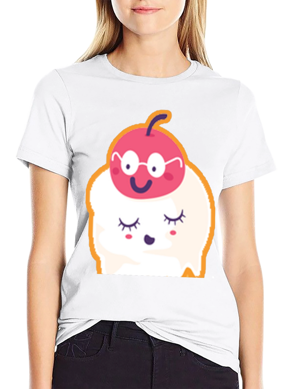 Cartoon Cupcake T-Shirt