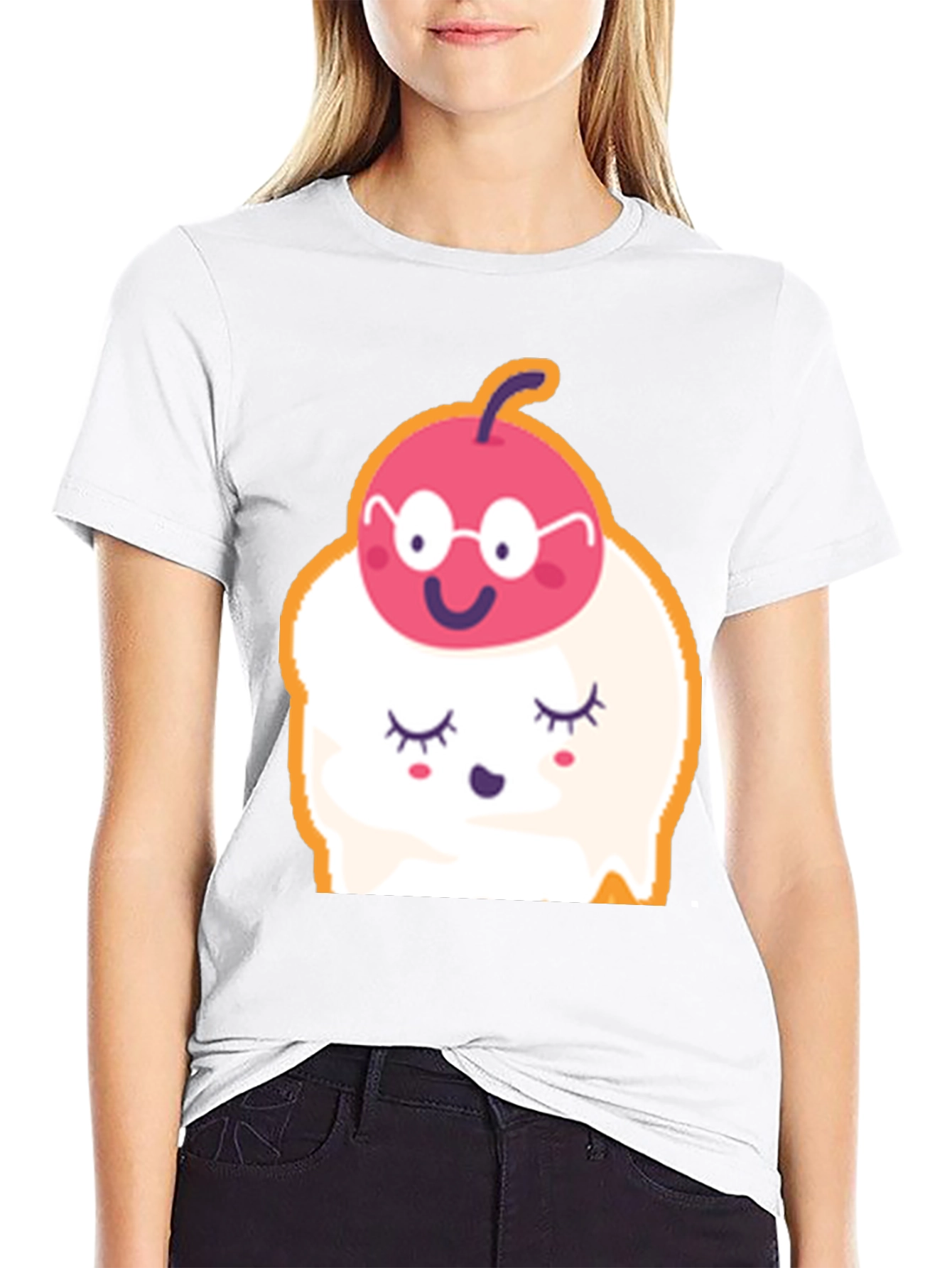 Cartoon Cupcake T-Shirt