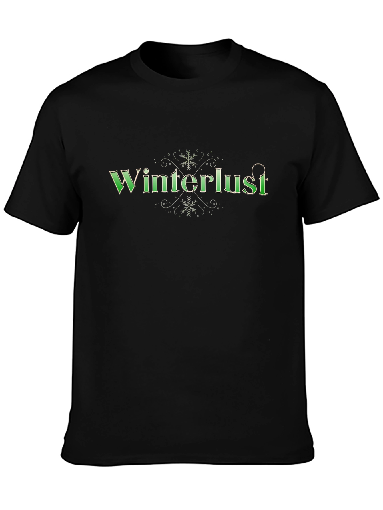 Winterlust Graphic Tee - Black Short Sleeve