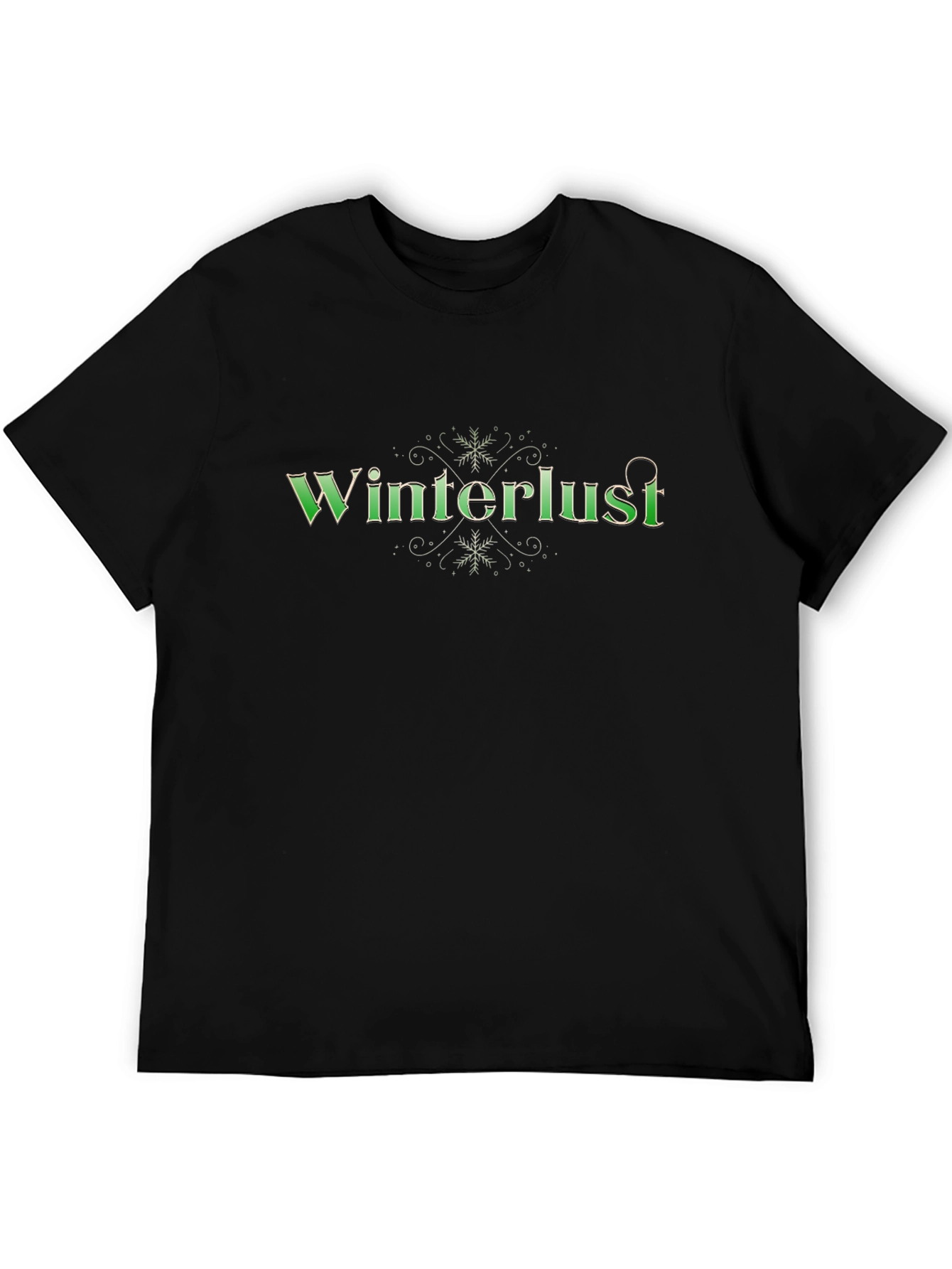 Winterlust Graphic Tee - Black Short Sleeve