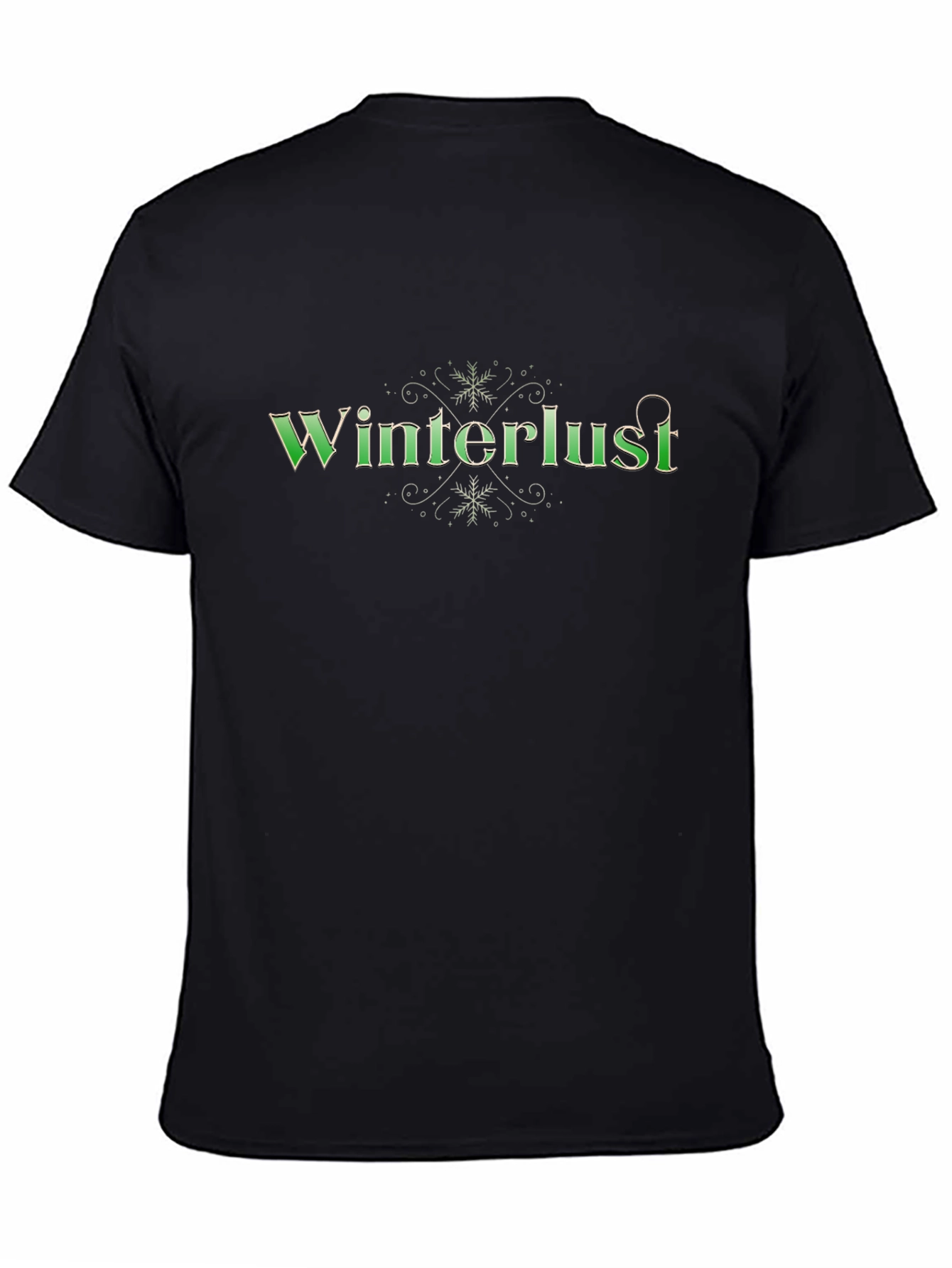 Winterlust Graphic Tee - Black Short Sleeve