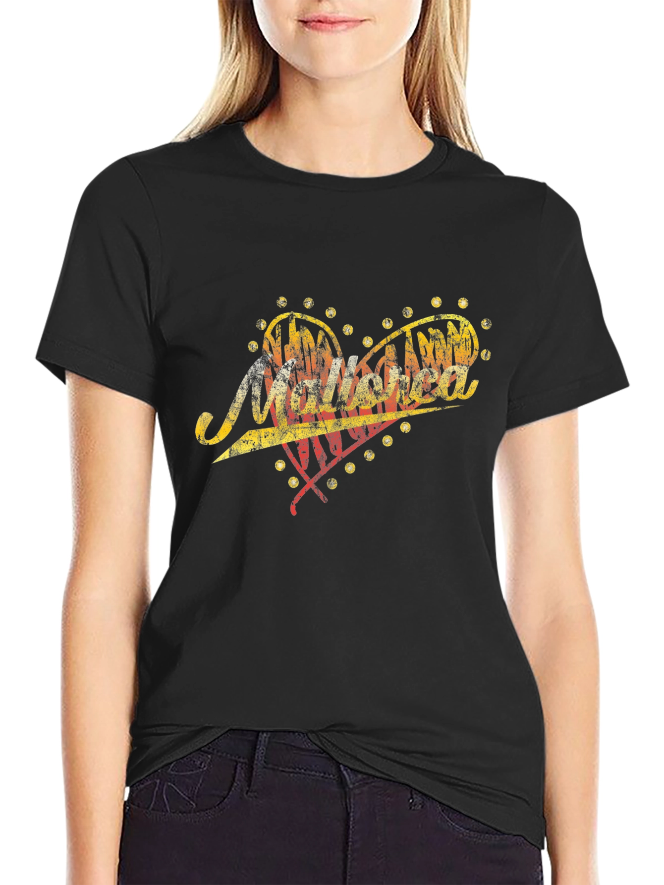 Vintage Mallorca Heart T-Shirt