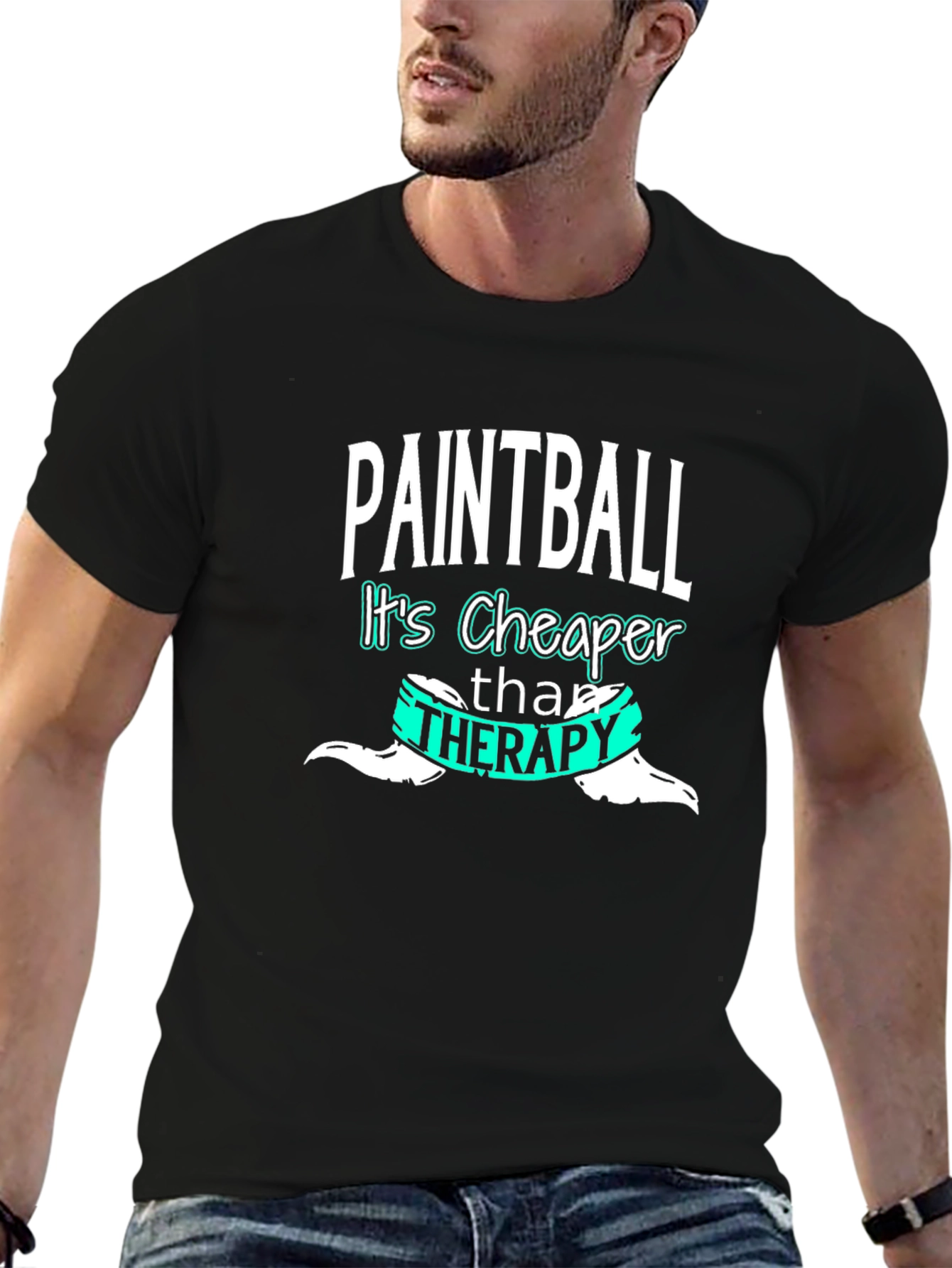 Paintball Therapy Funny T-Shirt