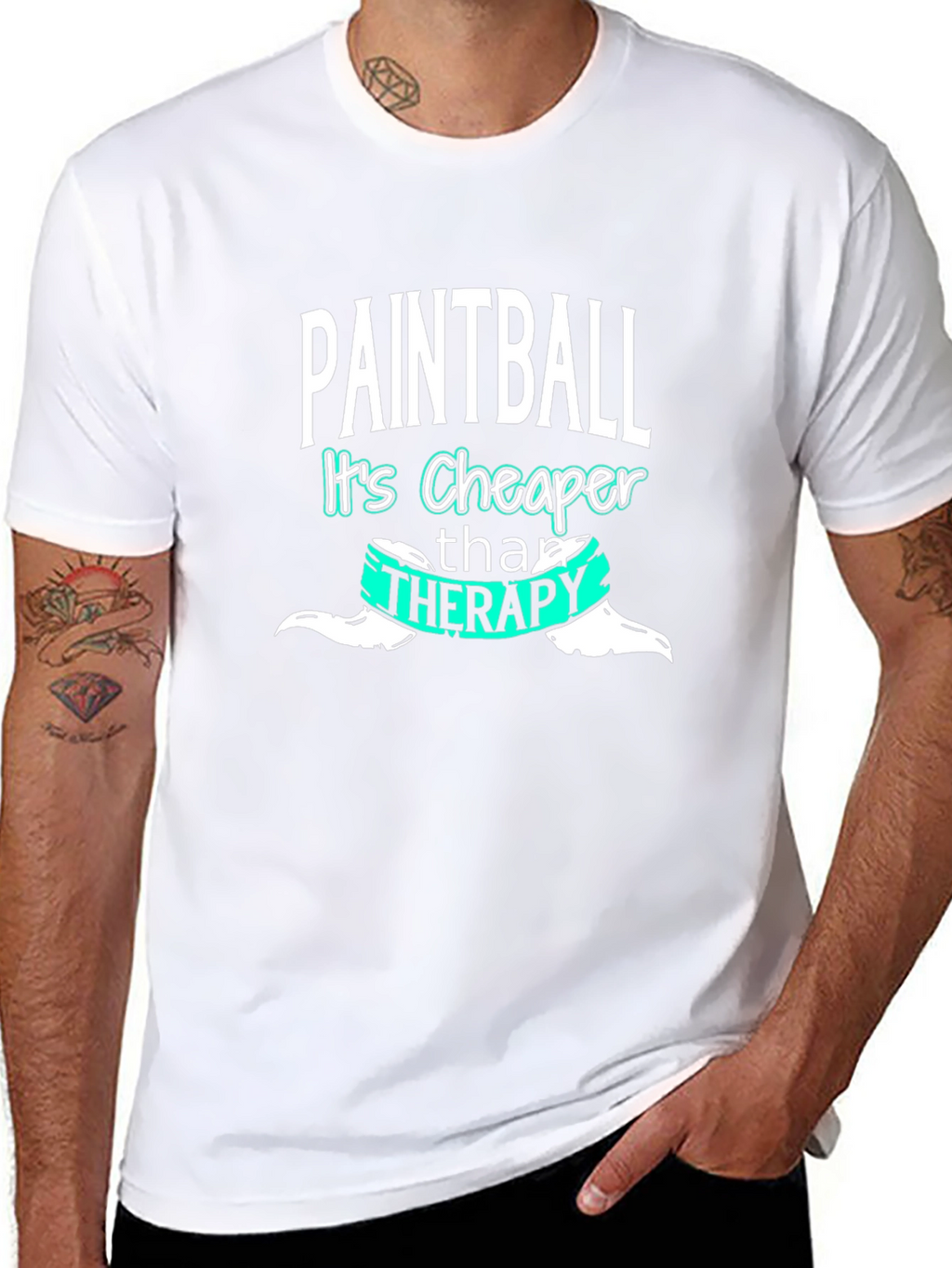 Paintball Therapy Funny T-Shirt